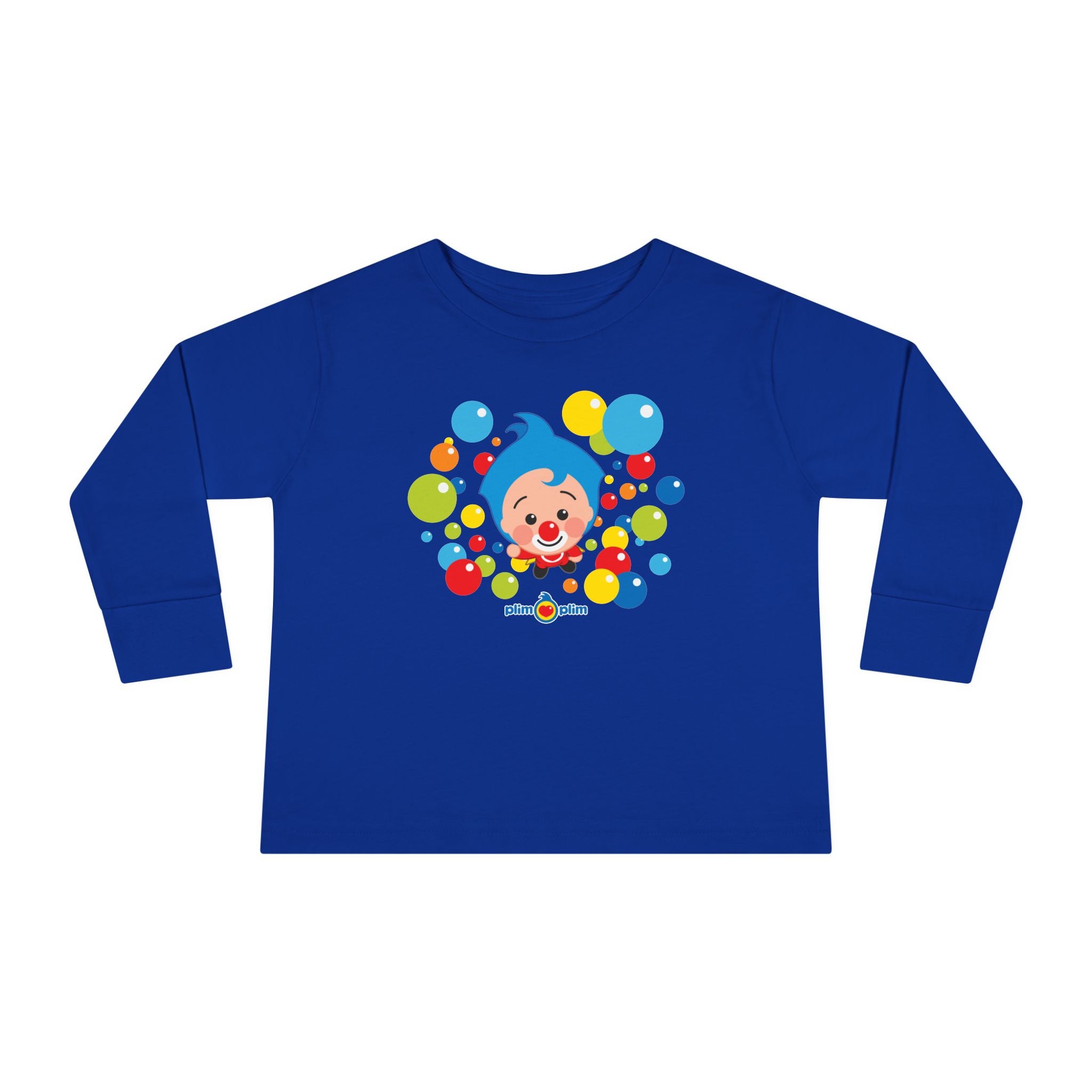 Plim Plim Camiseta Manga Larga de Niños Burbujas