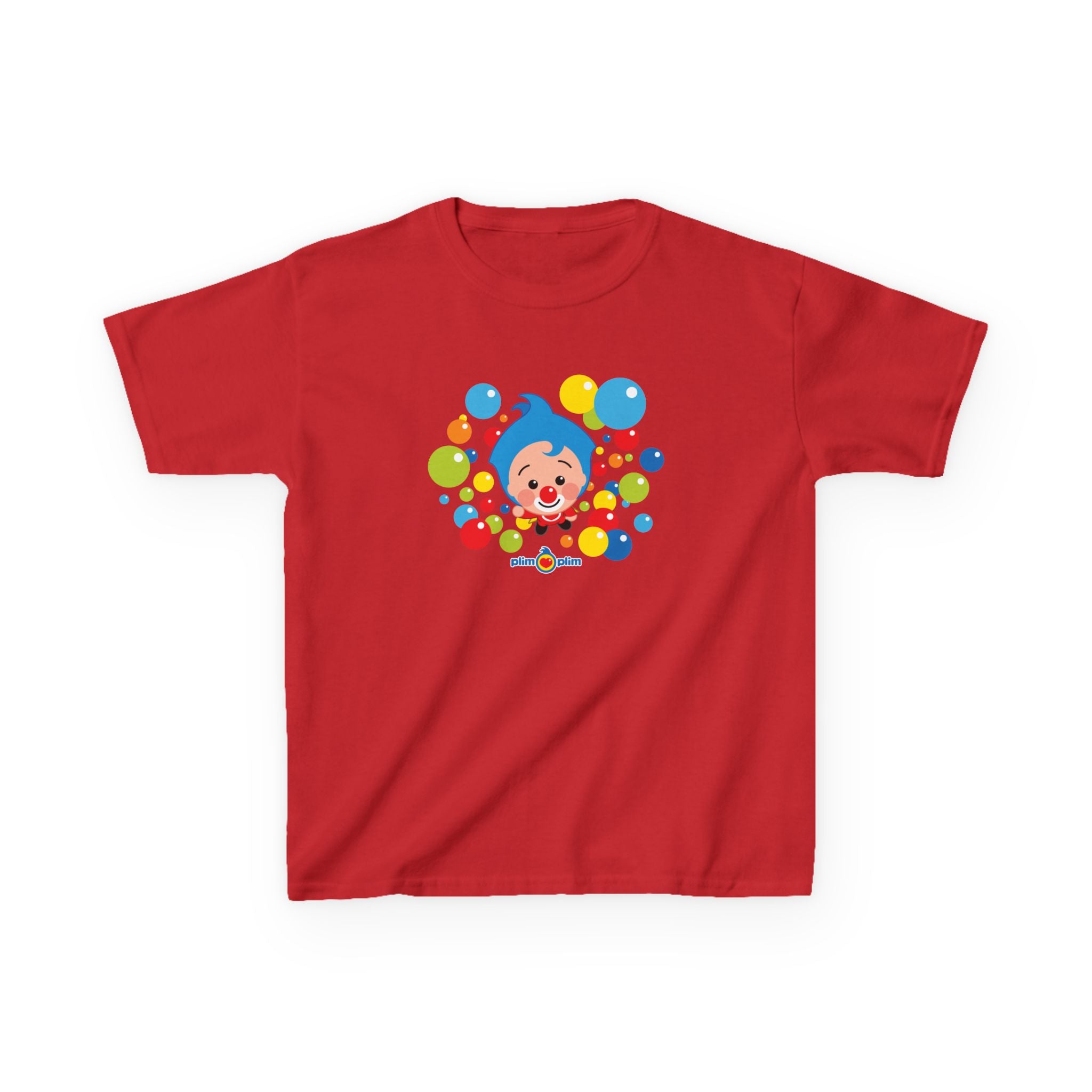 Plim Plim Camiseta para Niños de Algodón Grueso Burbujas