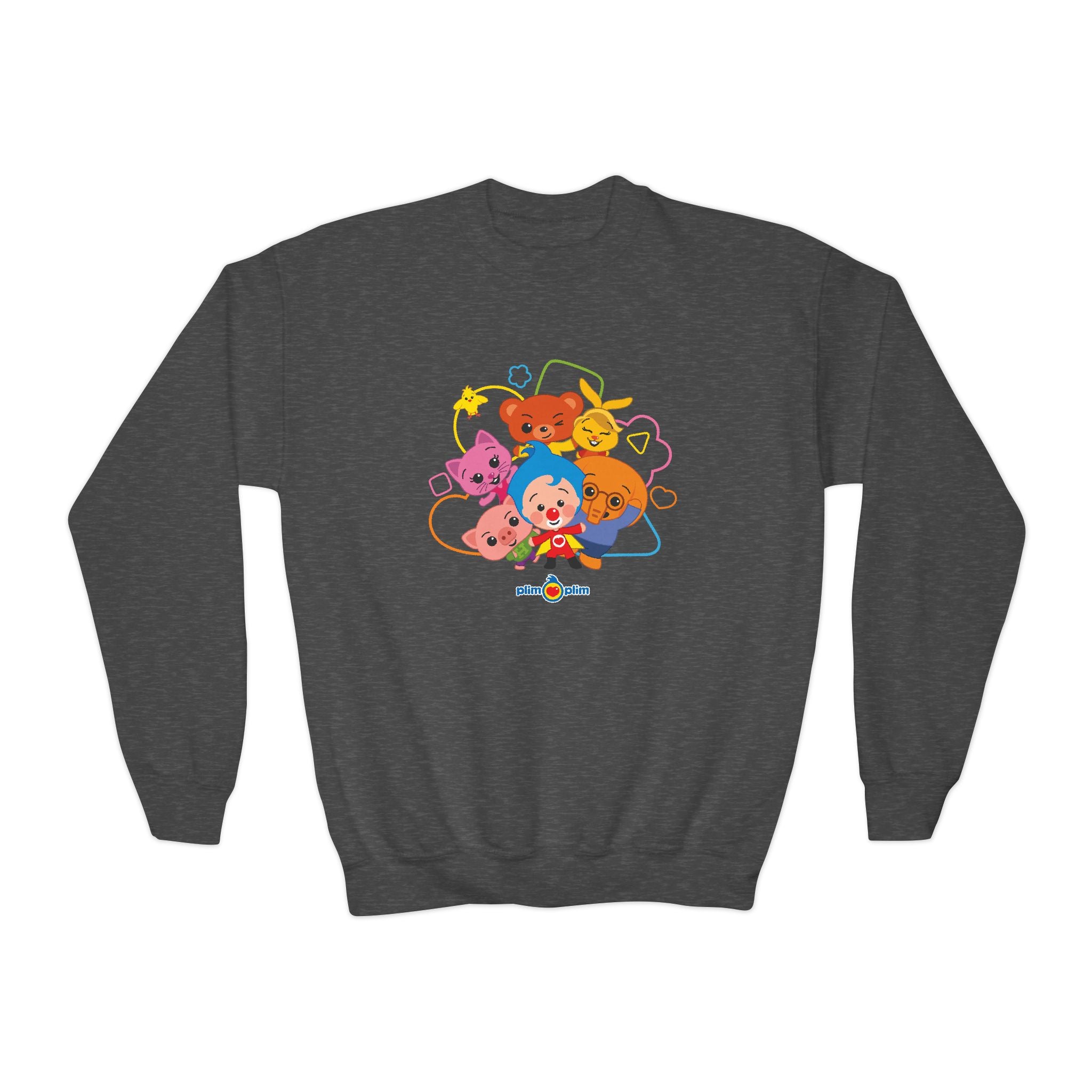 Plim Plim Sudadera Juvenil de Cuello Redondo Amigos