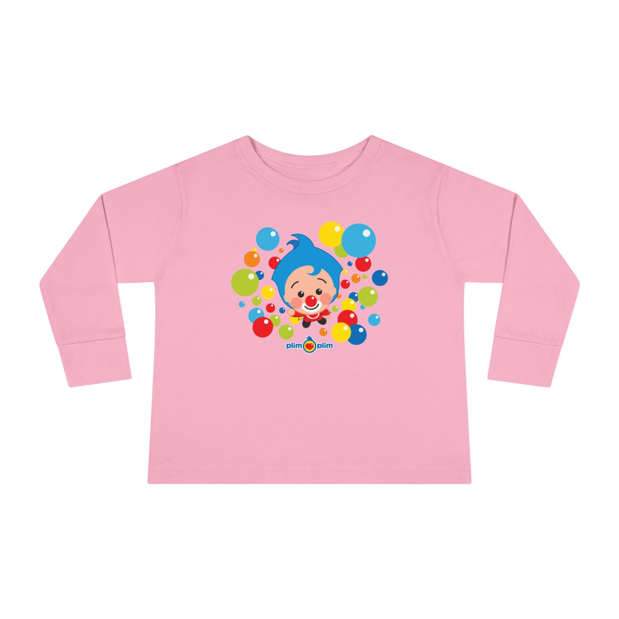 Plim Plim Camiseta Manga Larga de Niños Burbujas