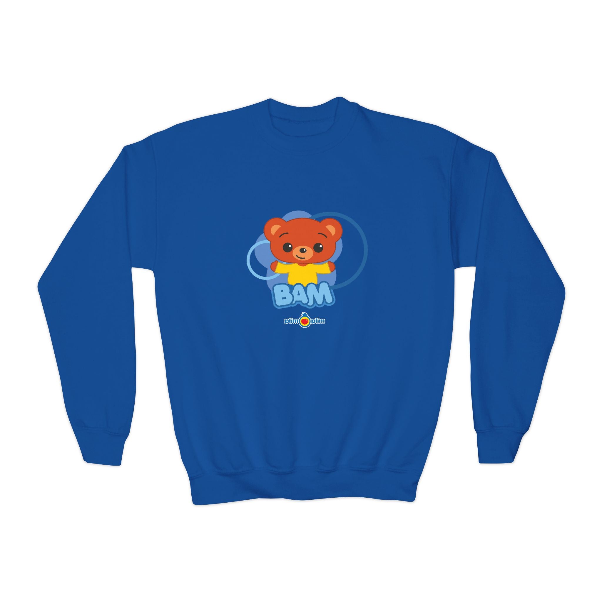 Plim Plim Sudadera Juvenil de Cuello Redondo Bam