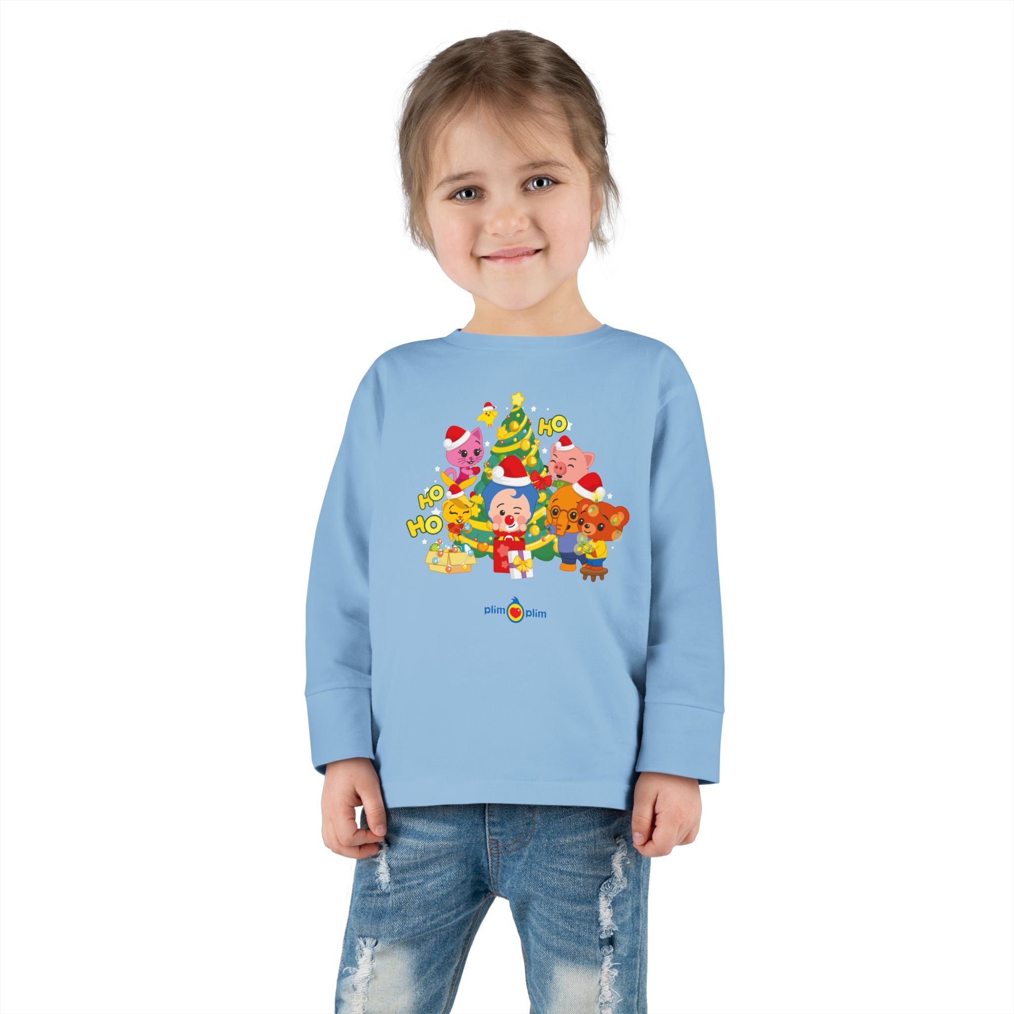 Toddler Christmas Family Long Sleeve Tee - Plim Plim Collection