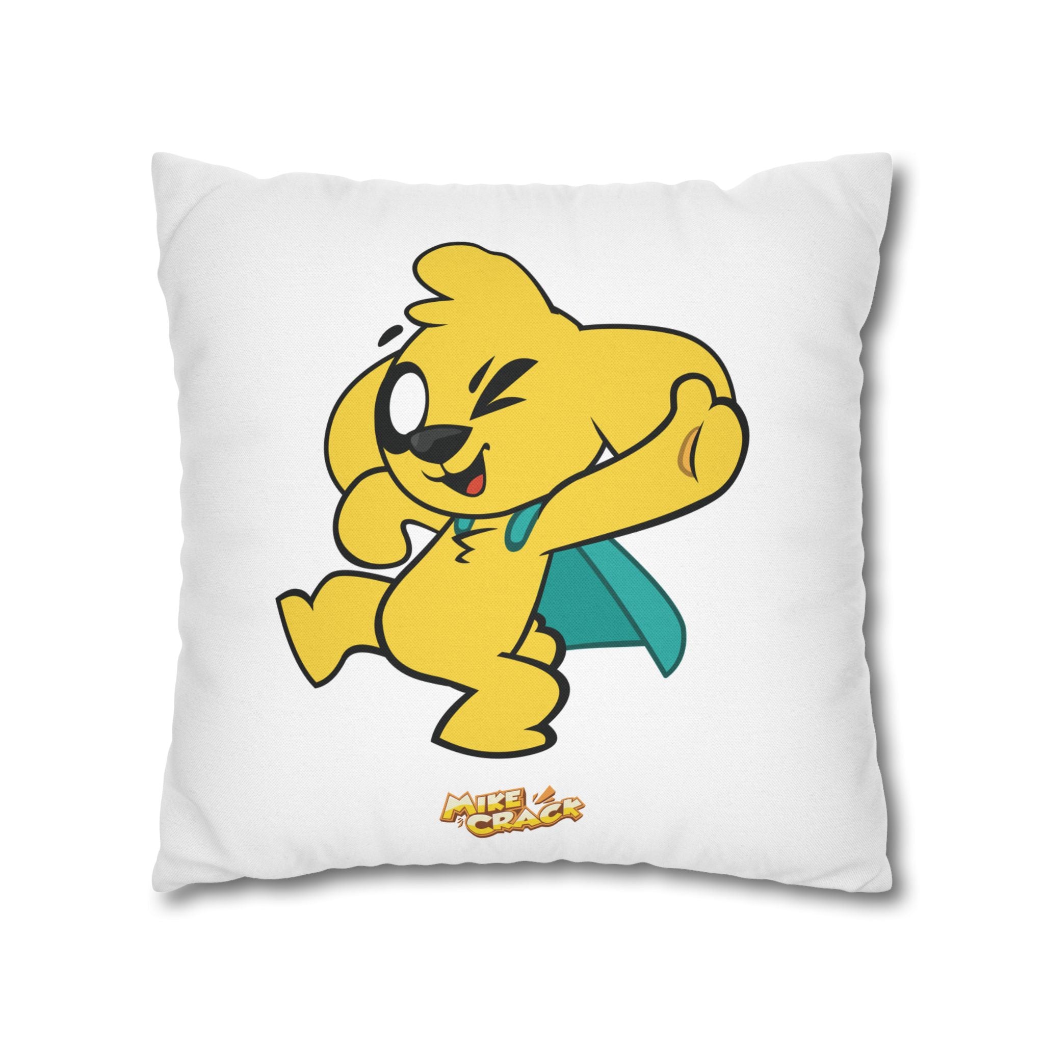 Mikecrack Spun Polyester Square Pillowcase