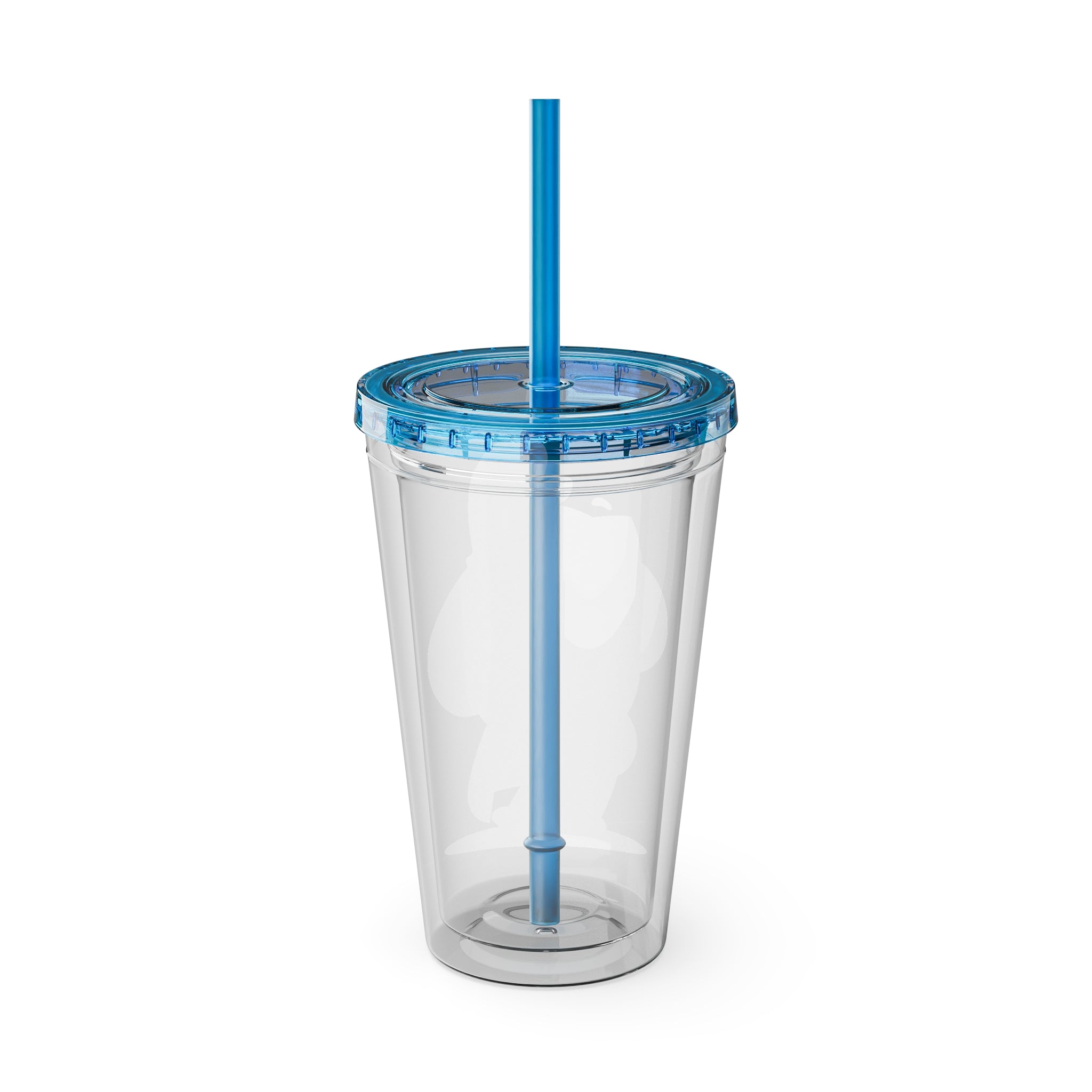 Mikecrack Acrylic Tumbler with Straw