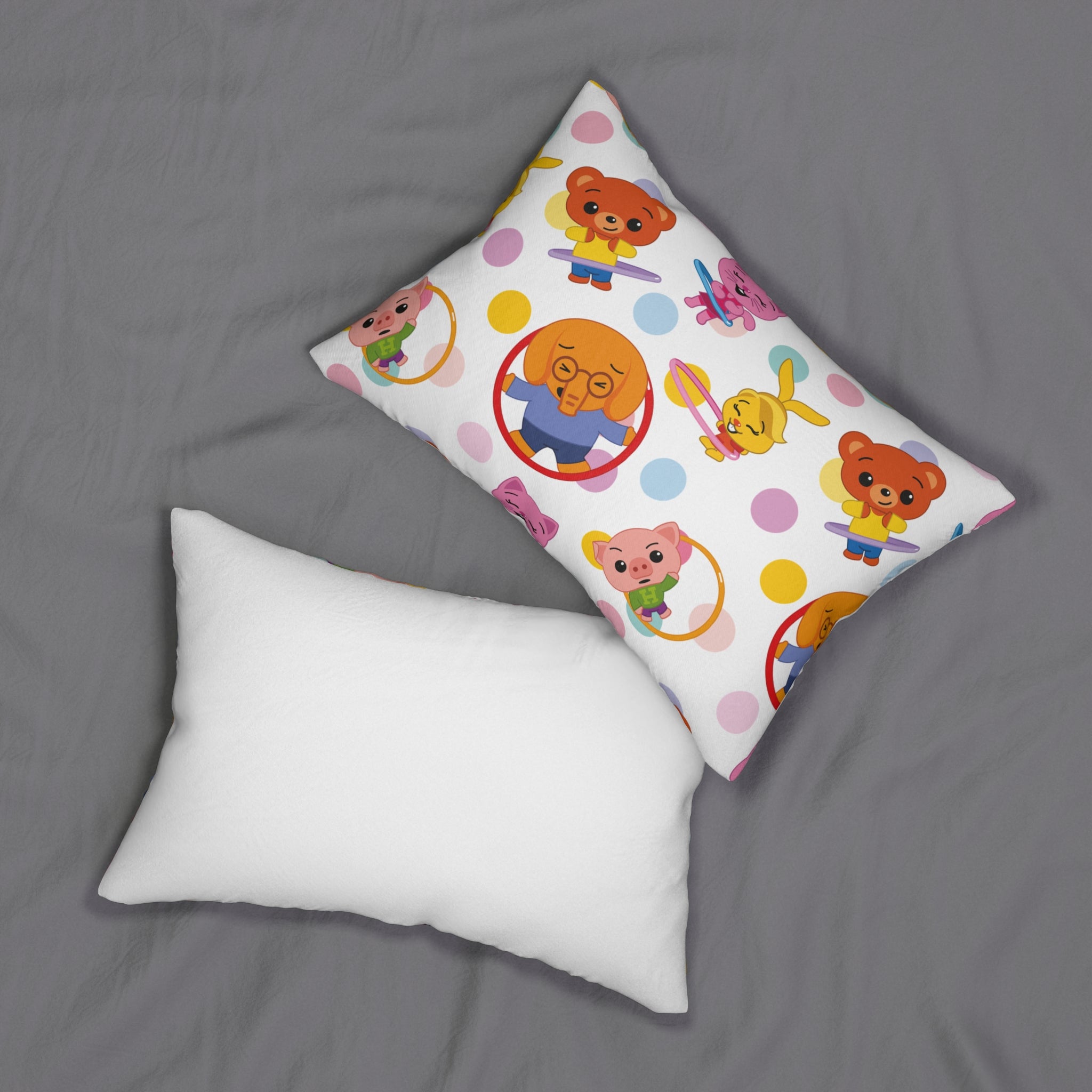 Spun Polyester Lumbar Pillow