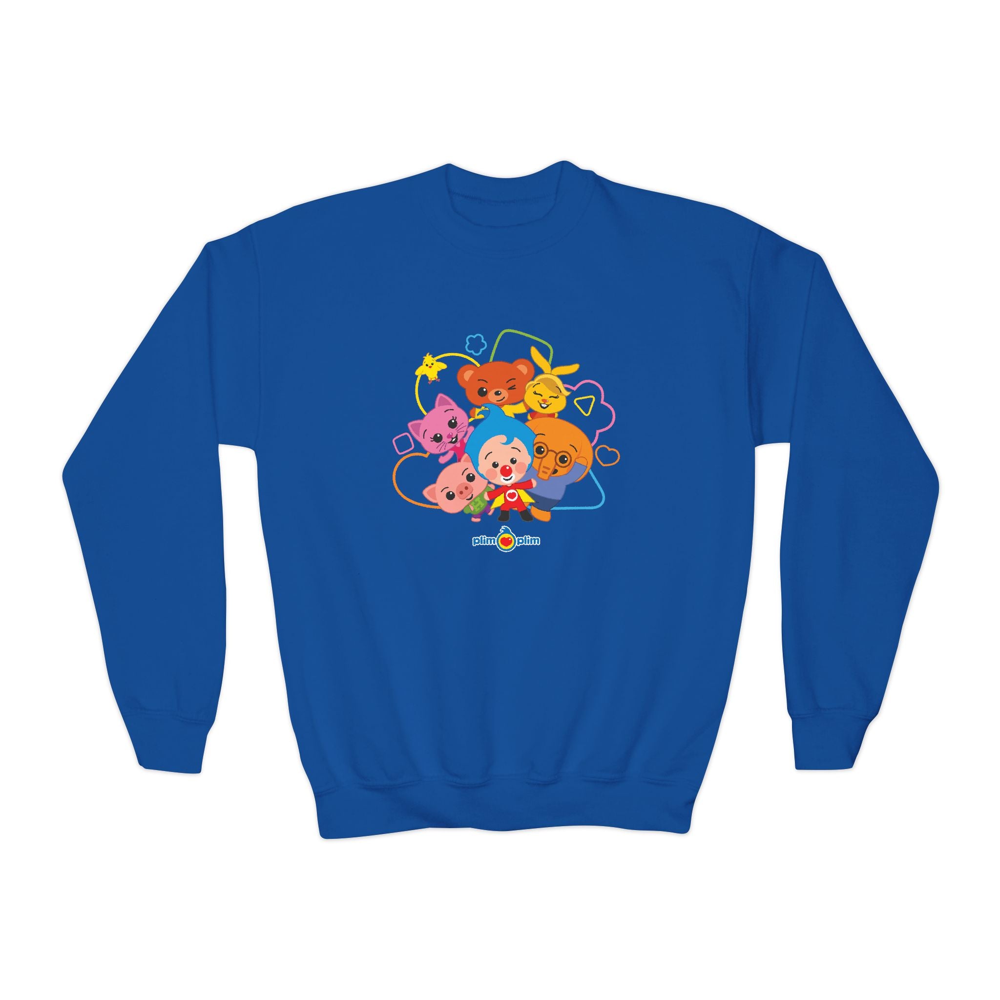 Plim Plim Sudadera Juvenil de Cuello Redondo Amigos