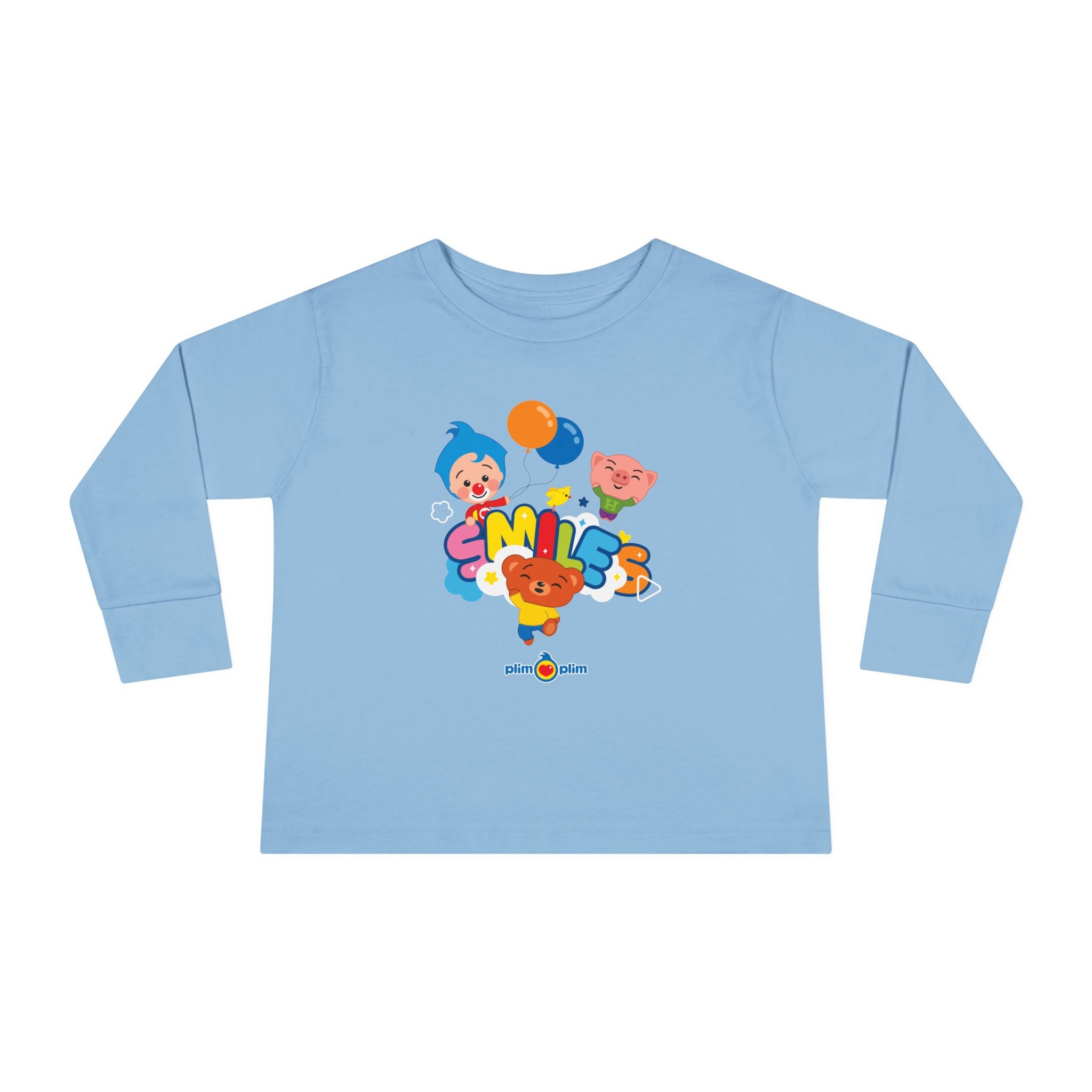 Plim Plim Camiseta Manga Larga de Niños Smiles
