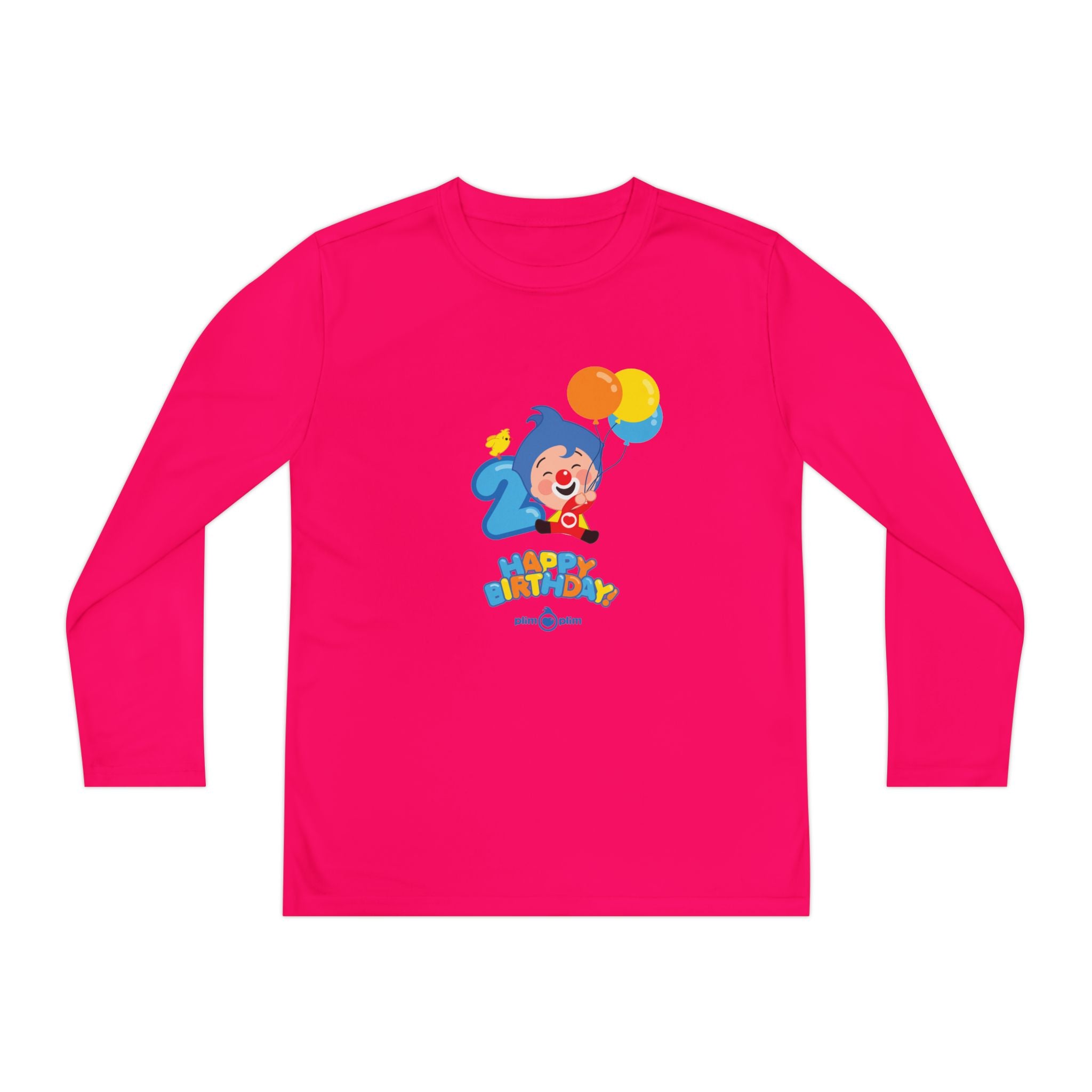 Plim Plim Camiseta Juvenil Manga Larga Cumple 2