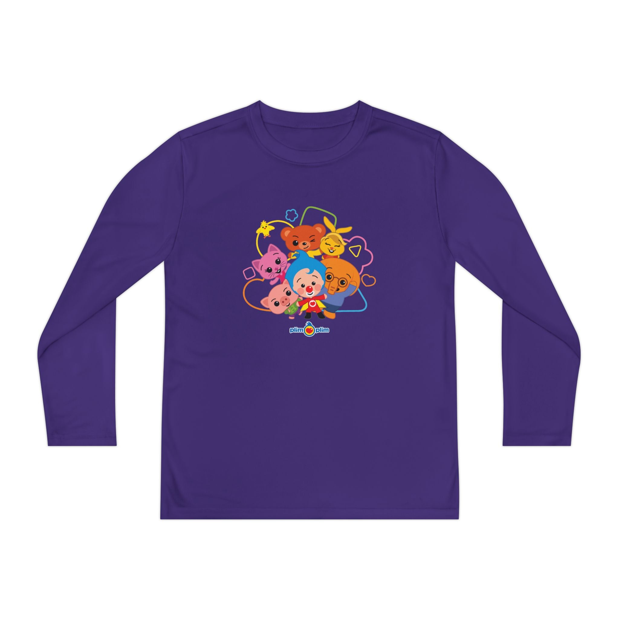 Plim Plim Camiseta Juvenil Manga Larga Amigos