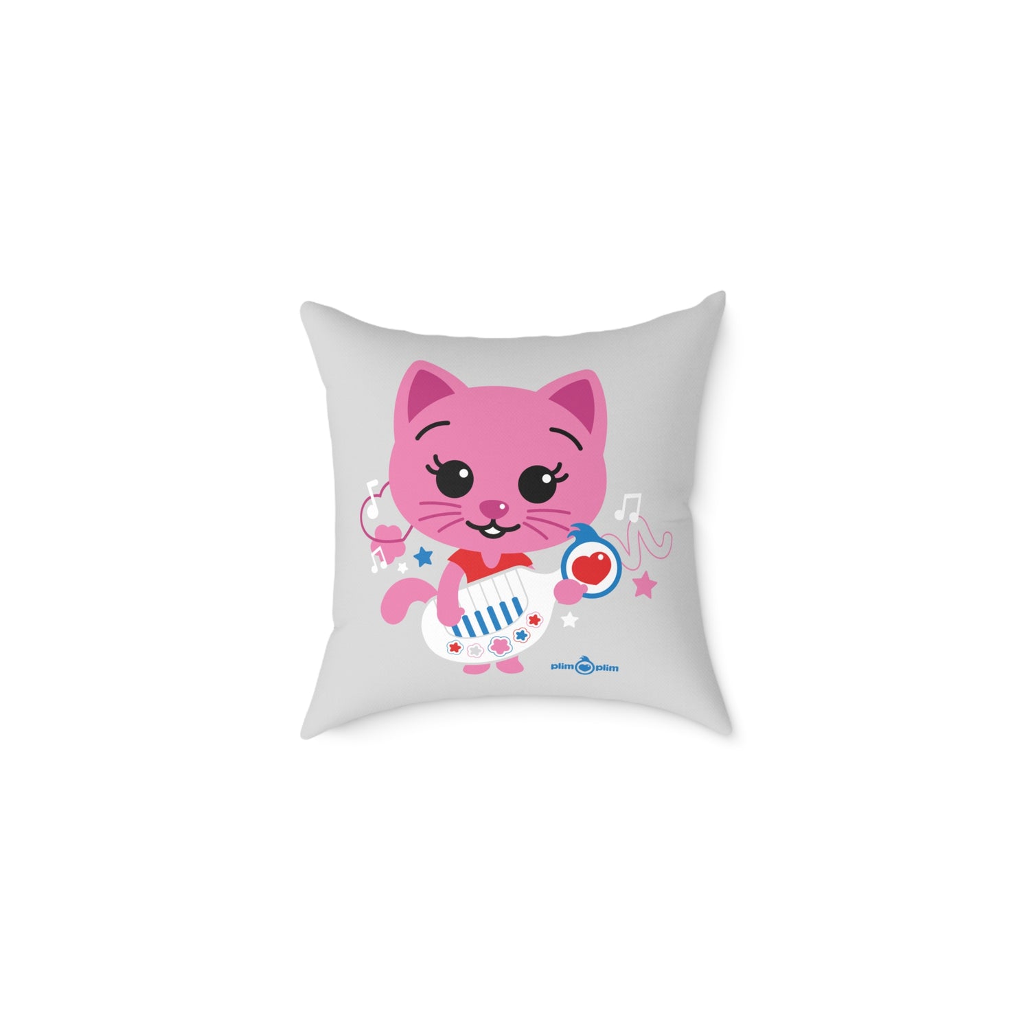 Plim Plim Square Poly Canvas Pillow