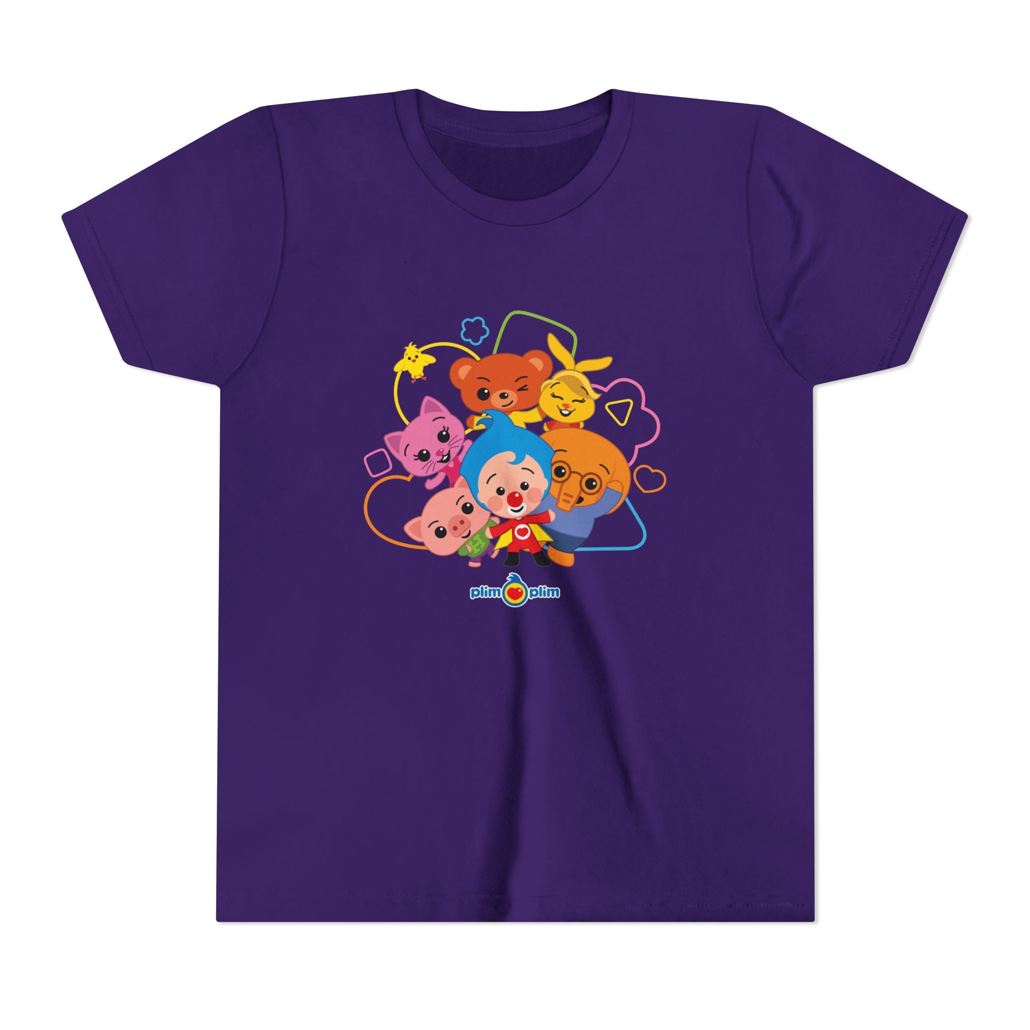 Plim Plim Camiseta Juvenil de Manga Corta Amigos