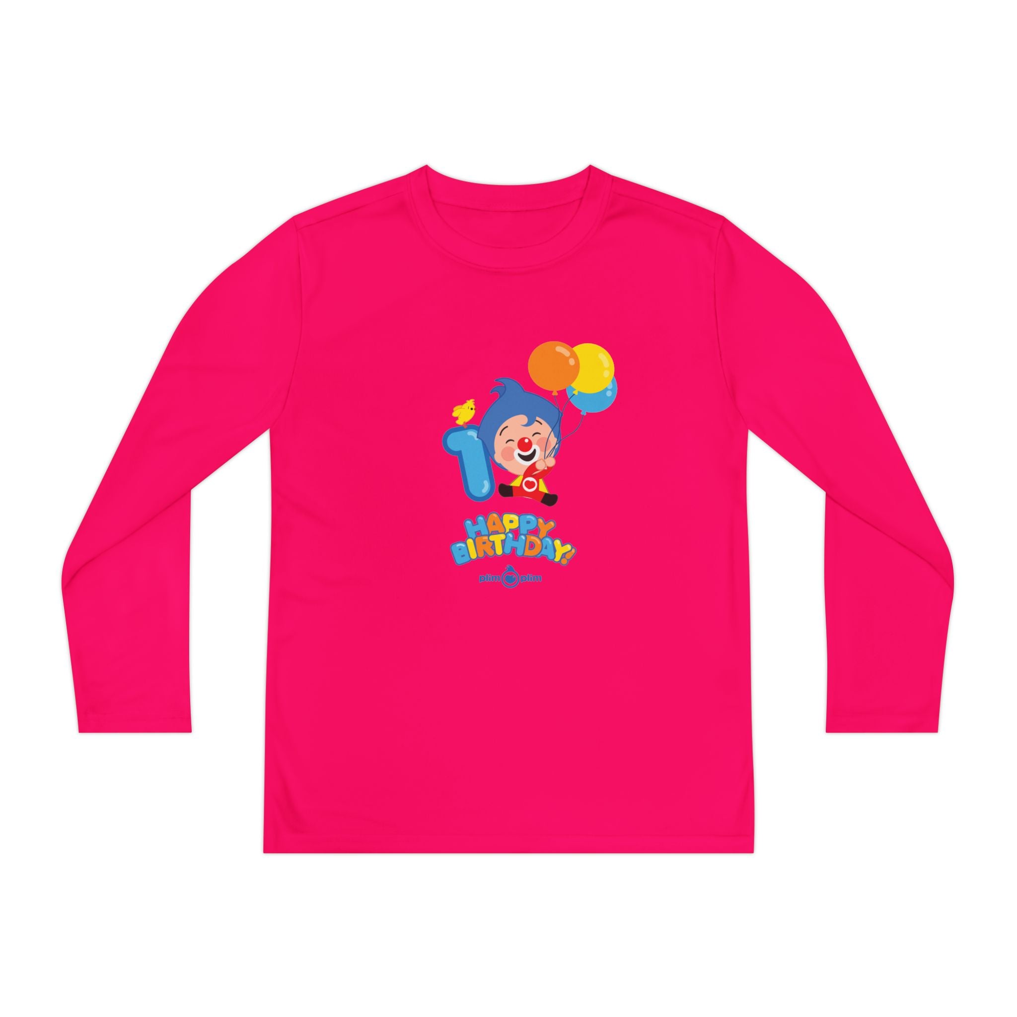 Plim Plim Camiseta Juvenil Manga Larga Cumple 1