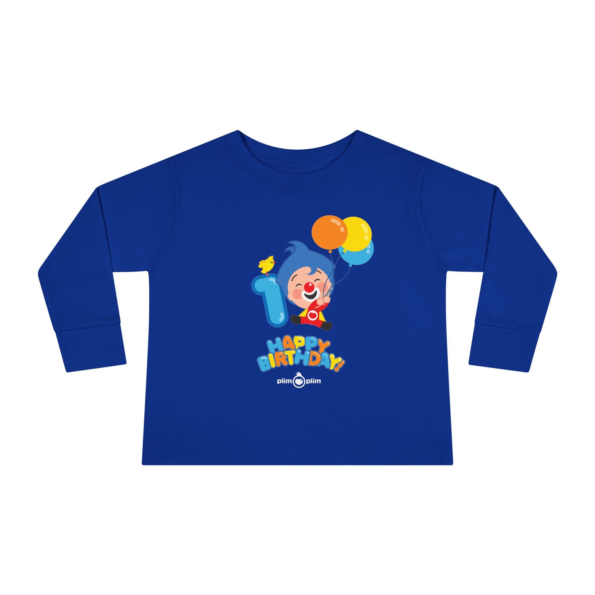 Plim Plim Camiseta Manga Larga de Niños Cumple 1