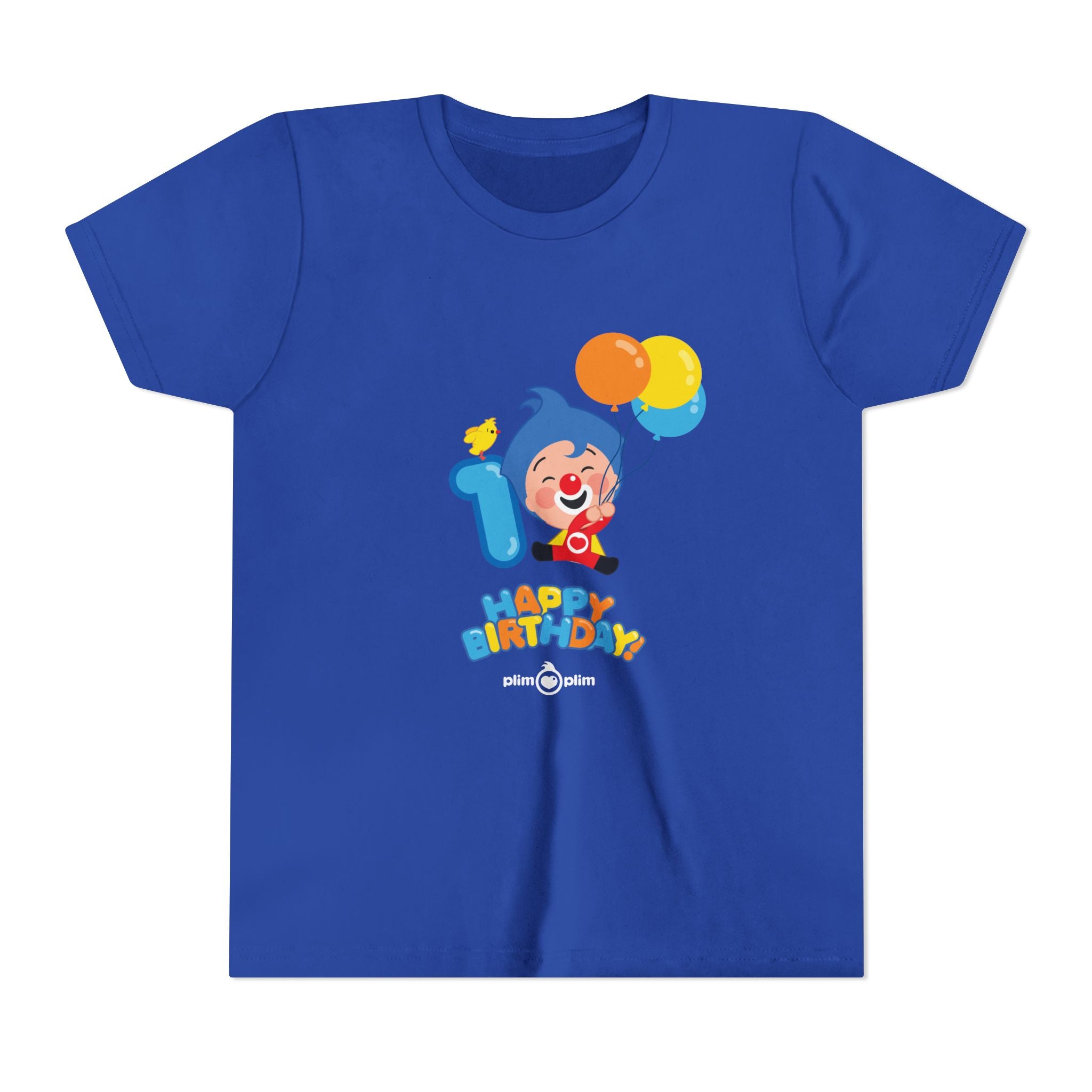 Plim Plim Camiseta Juvenil de Manga Corta Cumple 1