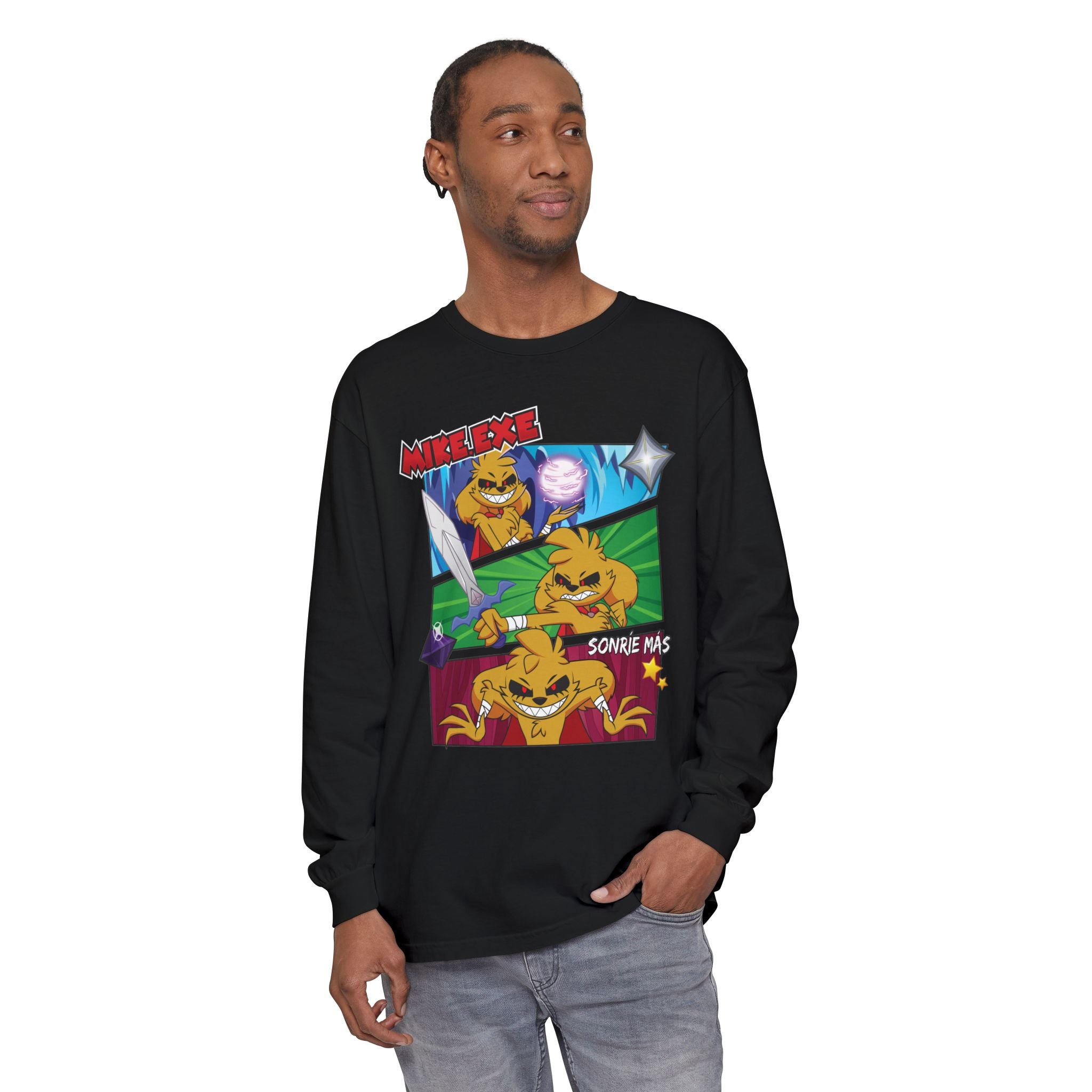 Mikecrack Garment-Dyed Long Sleeve Tee - Official Fan Apparel