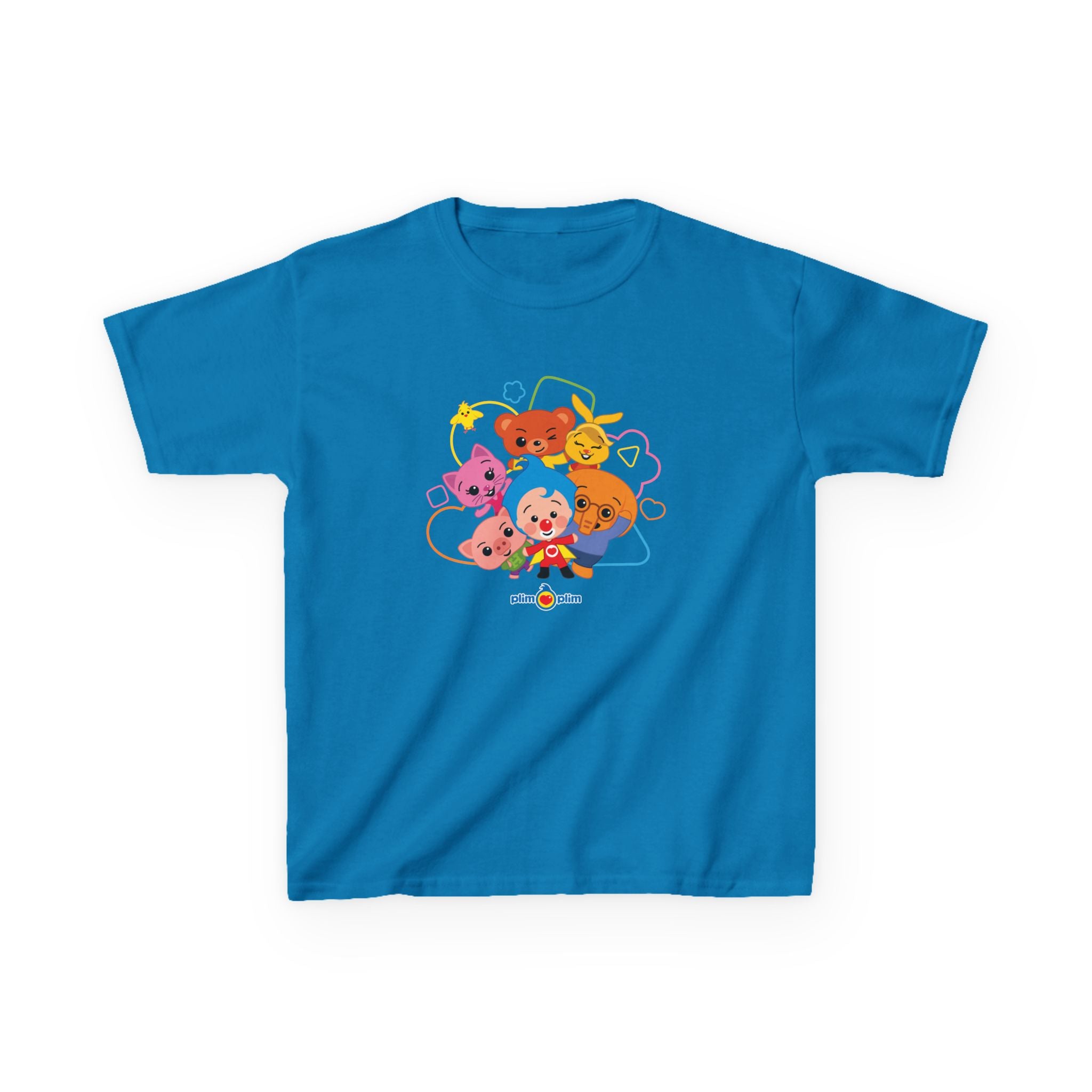 Plim Plim Camiseta para Niños de Algodón Grueso Amigos