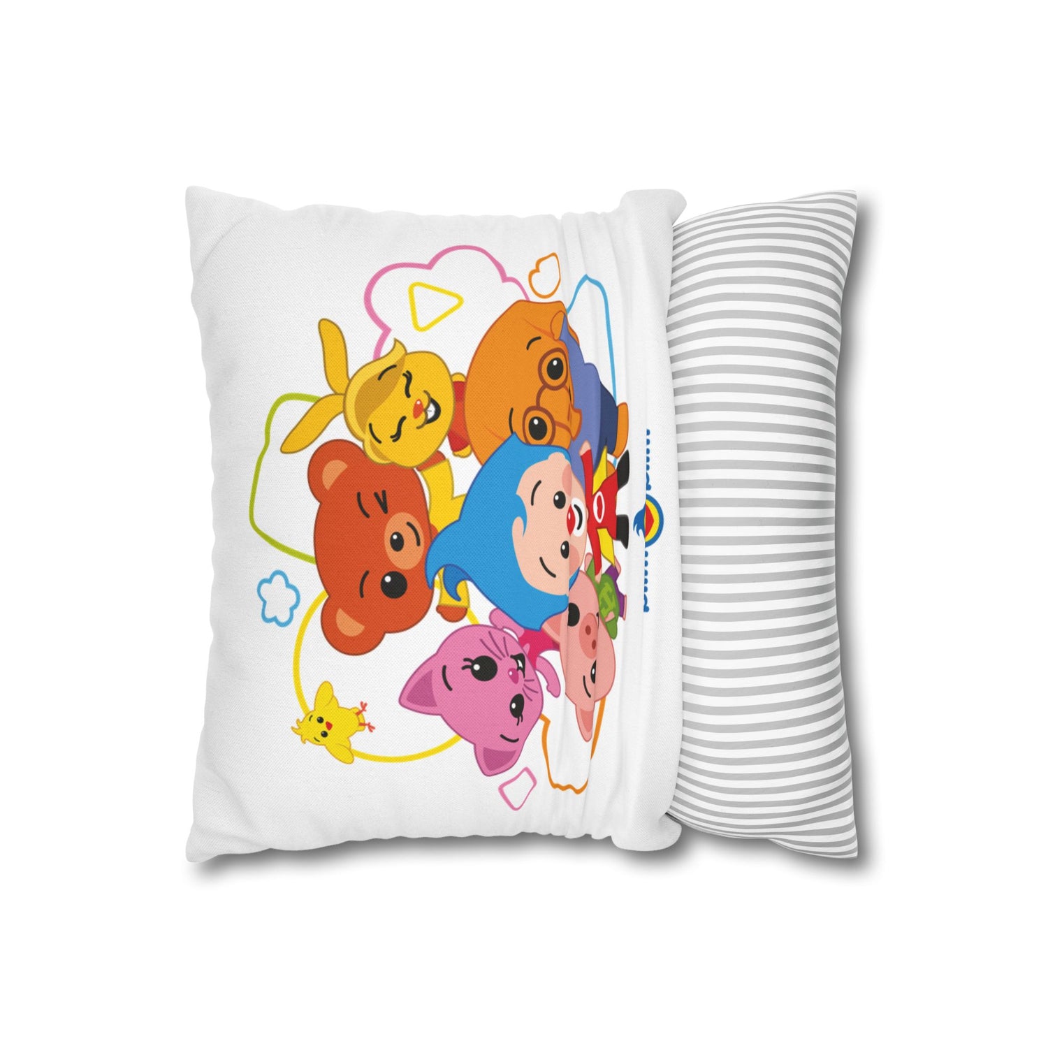 Plim Plim Spun Polyester Square Pillowcase