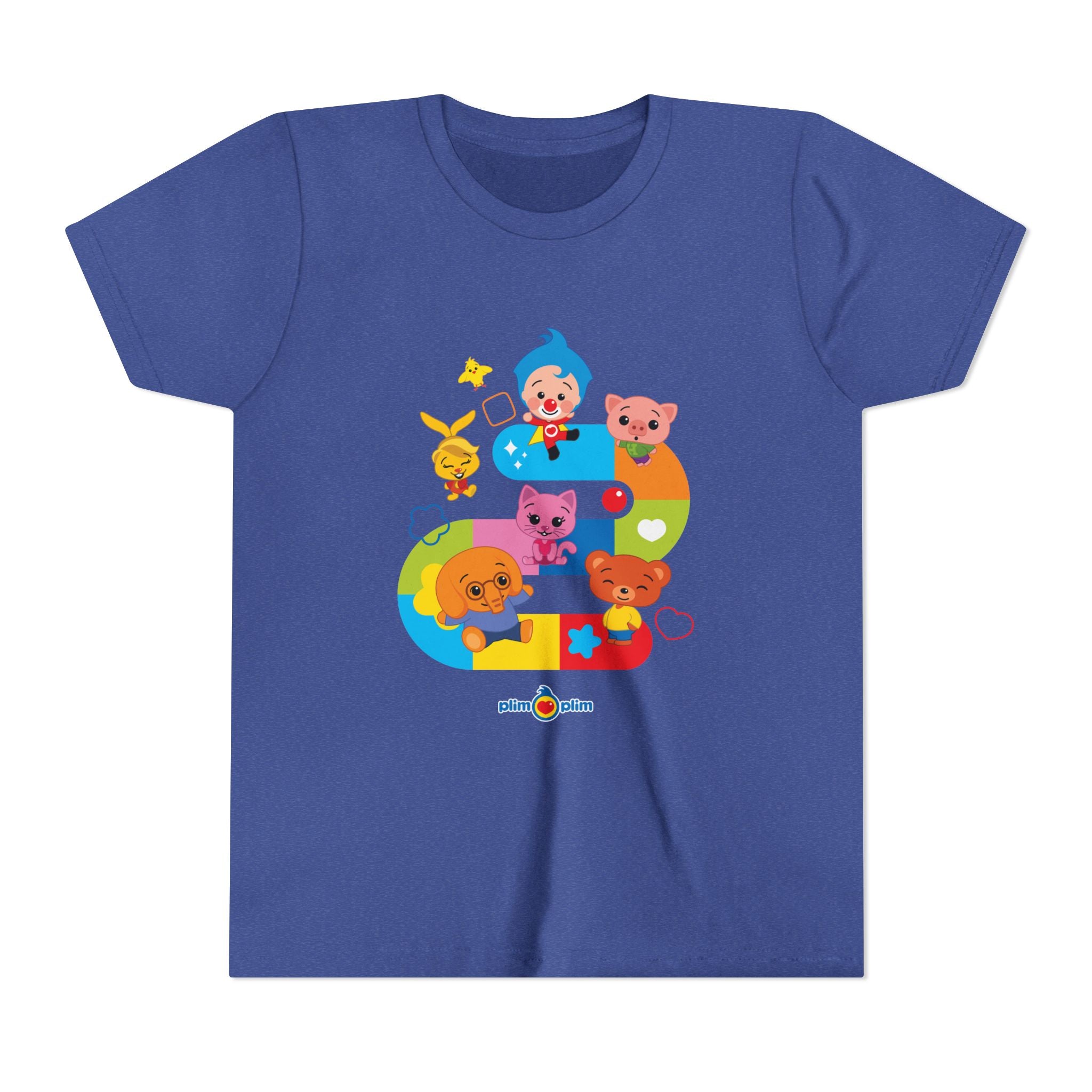 Plim Plim Camiseta Juvenil de Manga Corta Juego