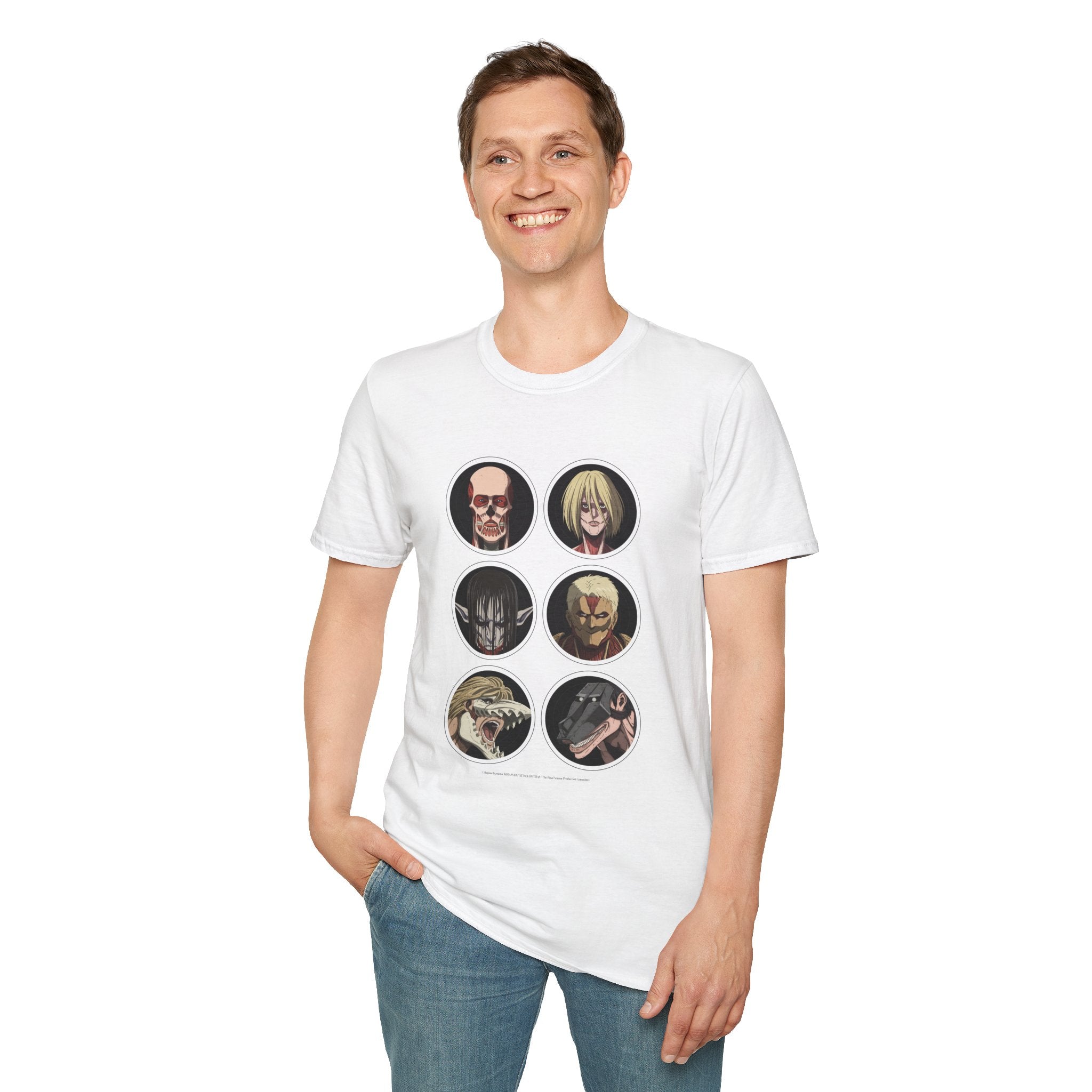 Attack on Titan Final Season - "Titans Close-up" T-shirt