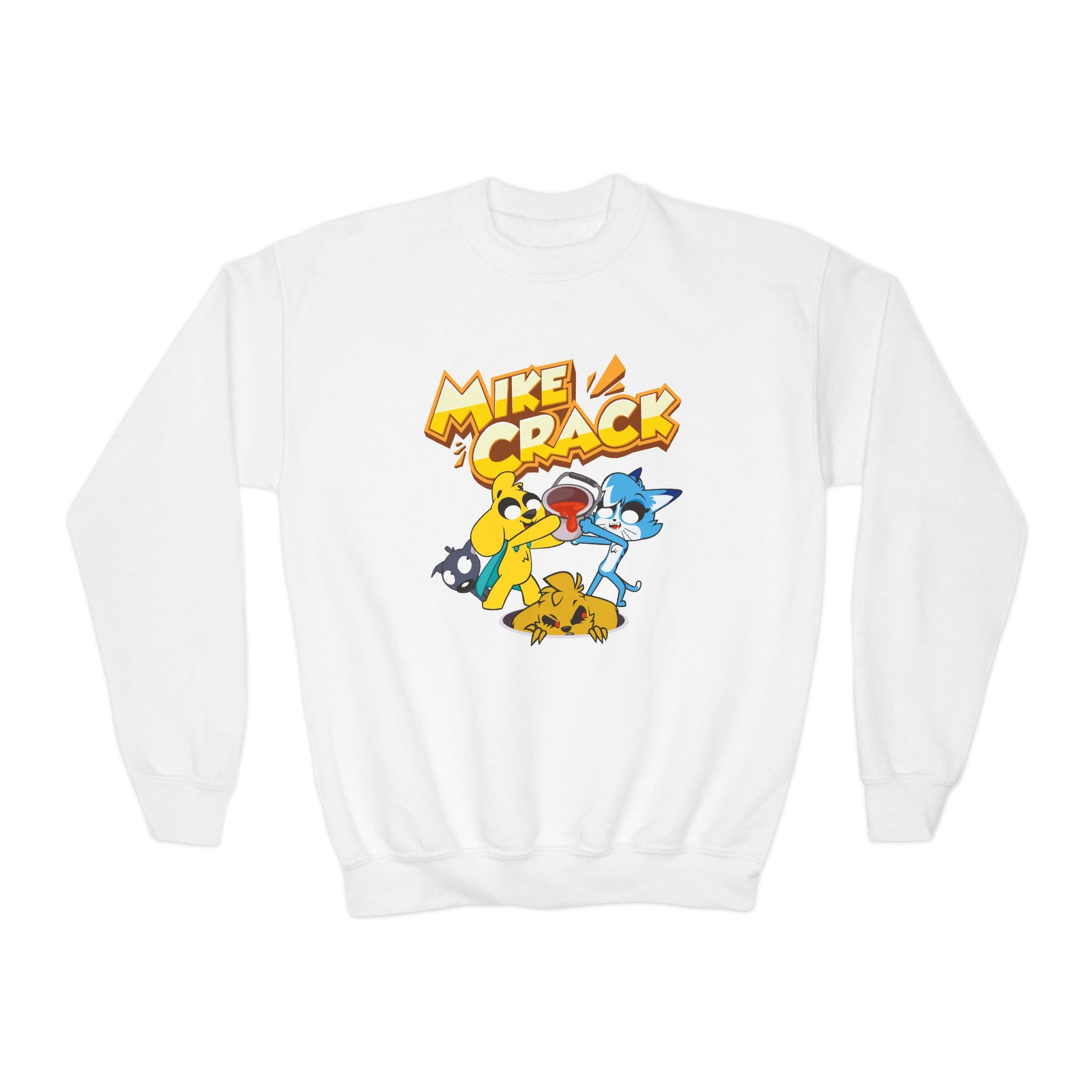 Mikecrack Youth Crew Neck Sweatshirt