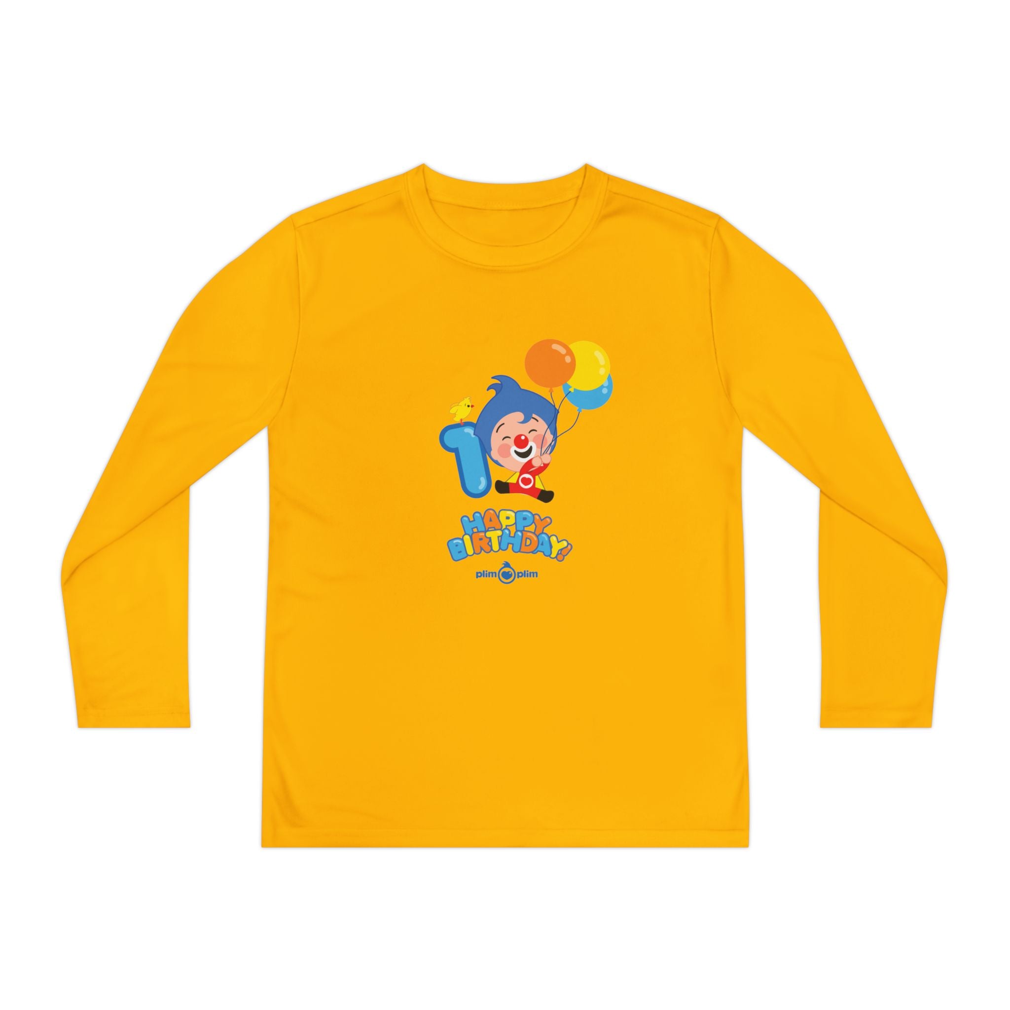 Plim Plim Camiseta Juvenil Manga Larga Cumple 1