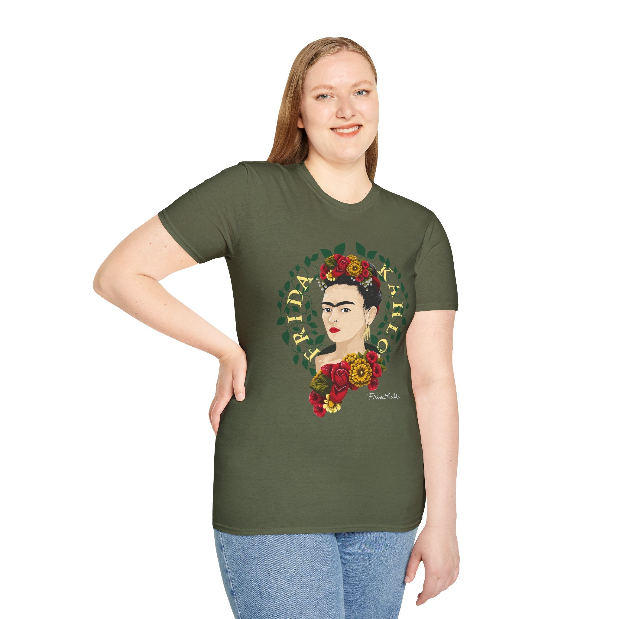 Frida Kahlo Colorful Unisex T-Shirt