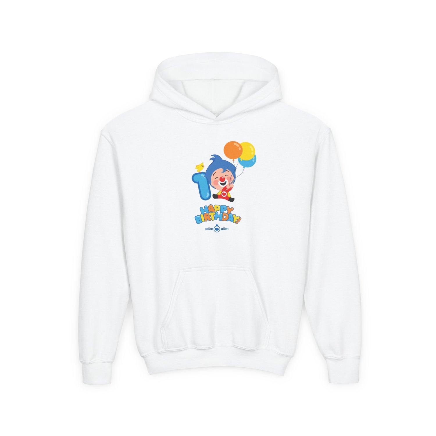Plim Plim Sudadera de Niños con Capucha Cumple 1