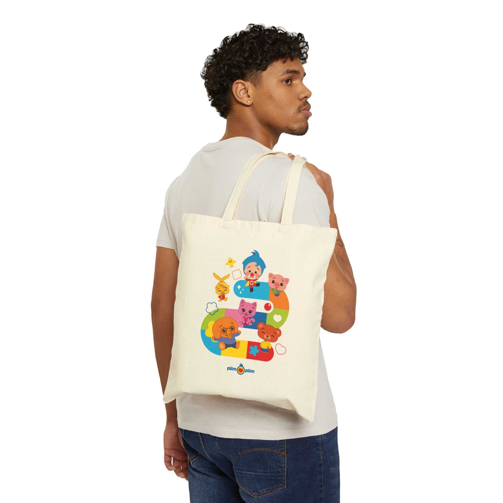 Plim Plim Cotton Canvas Tote Bag