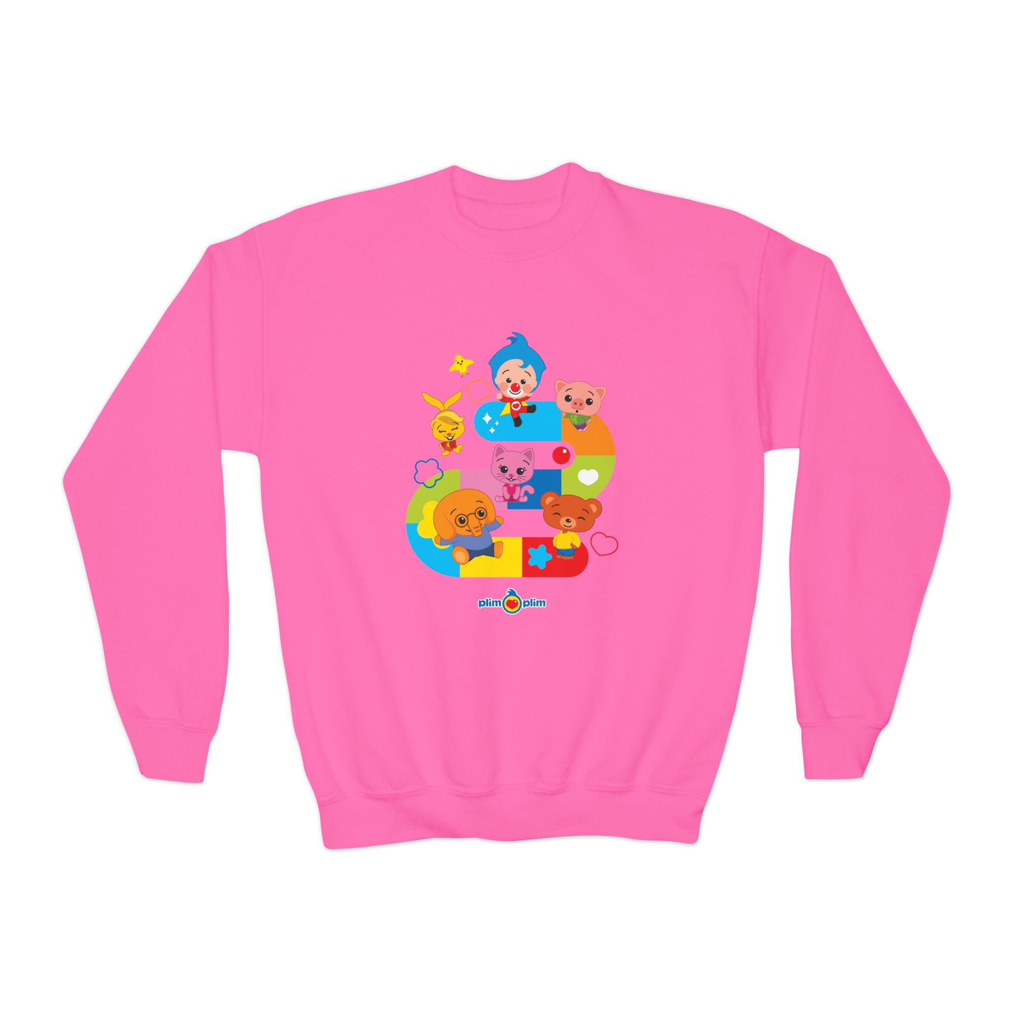 Plim Plim Sudadera Juvenil de Cuello Redondo Juego