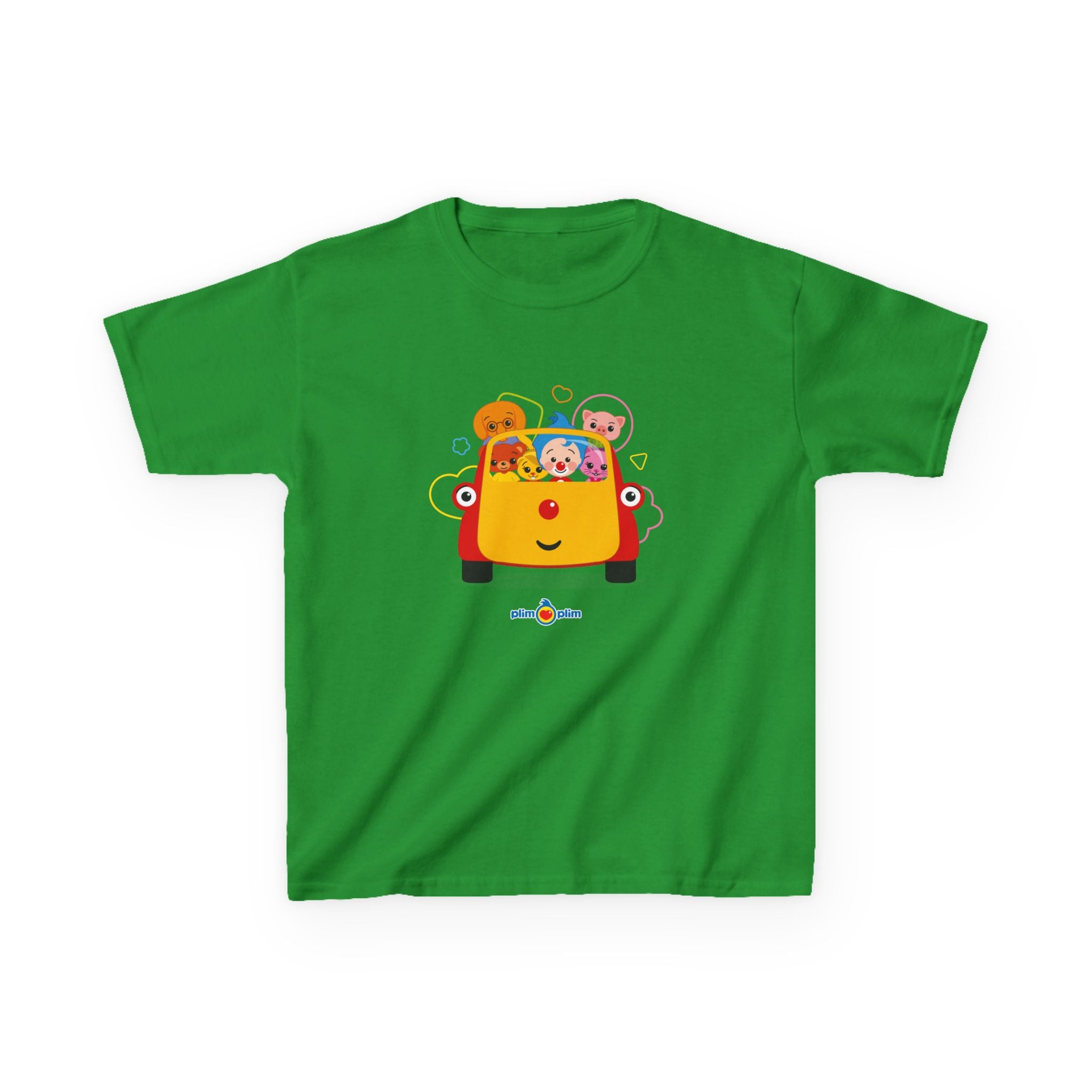 Plim Plim Camiseta para Niños de Algodón Grueso Todos con Tuni