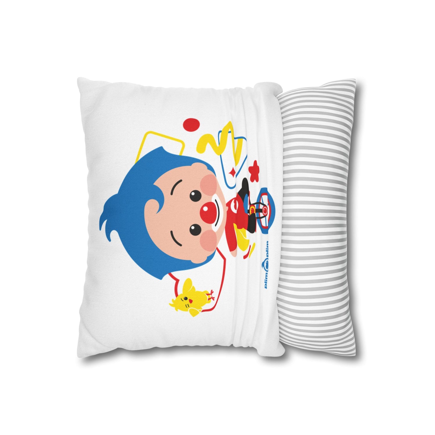 Plim Plim Spun Polyester Square Pillowcase