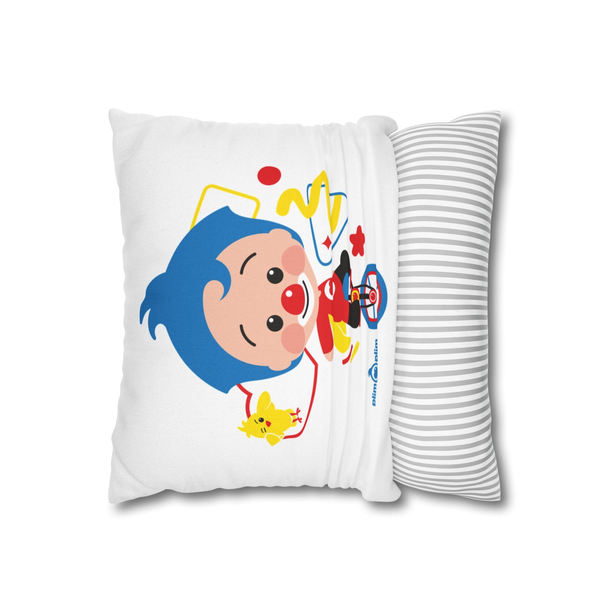 Spun Polyester Square Pillowcase