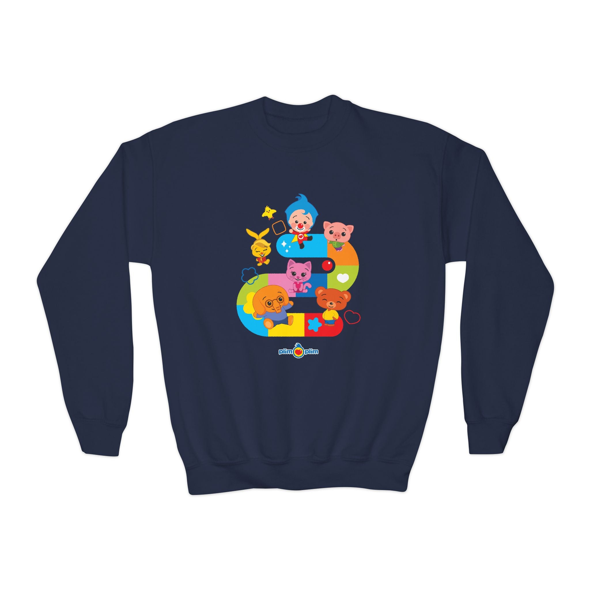 Plim Plim Sudadera Juvenil de Cuello Redondo Juego