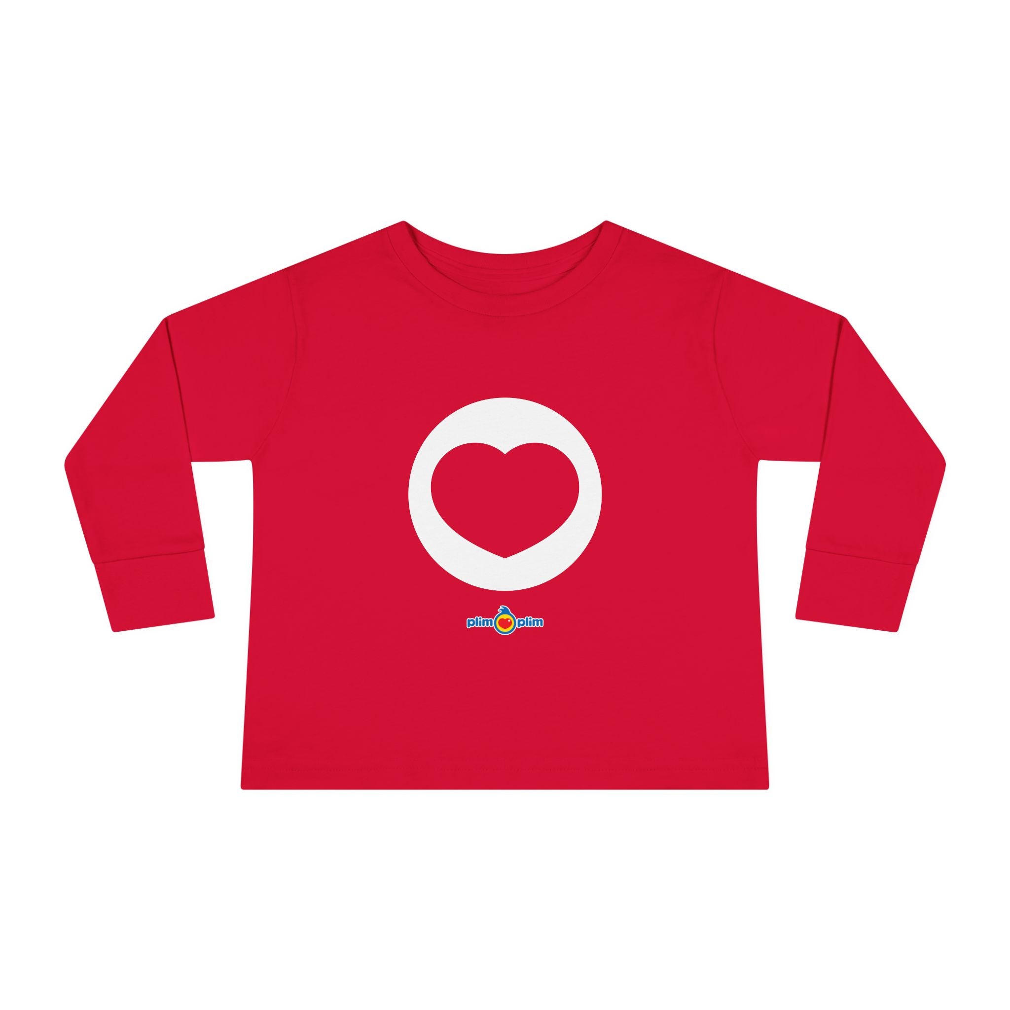 Plim Plim Camiseta Manga Larga de Niños Corazón