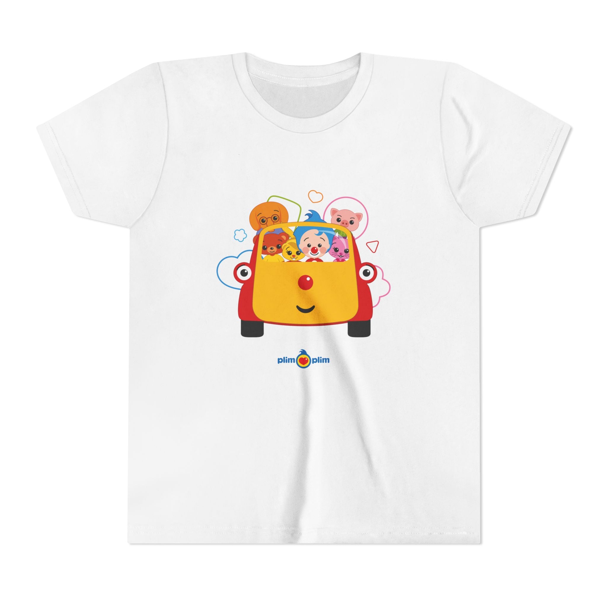 Plim Plim Camiseta Juvenil de Manga Corta Todos con Tuni