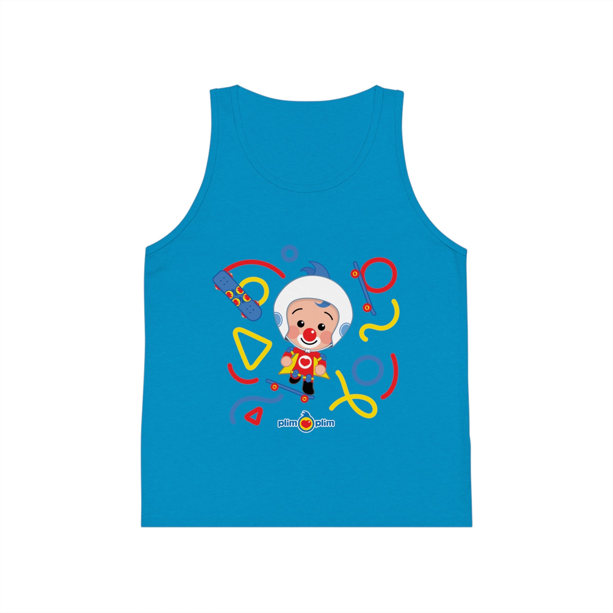 Plim Plim Camiseta de Tirantes de Niños Patineta