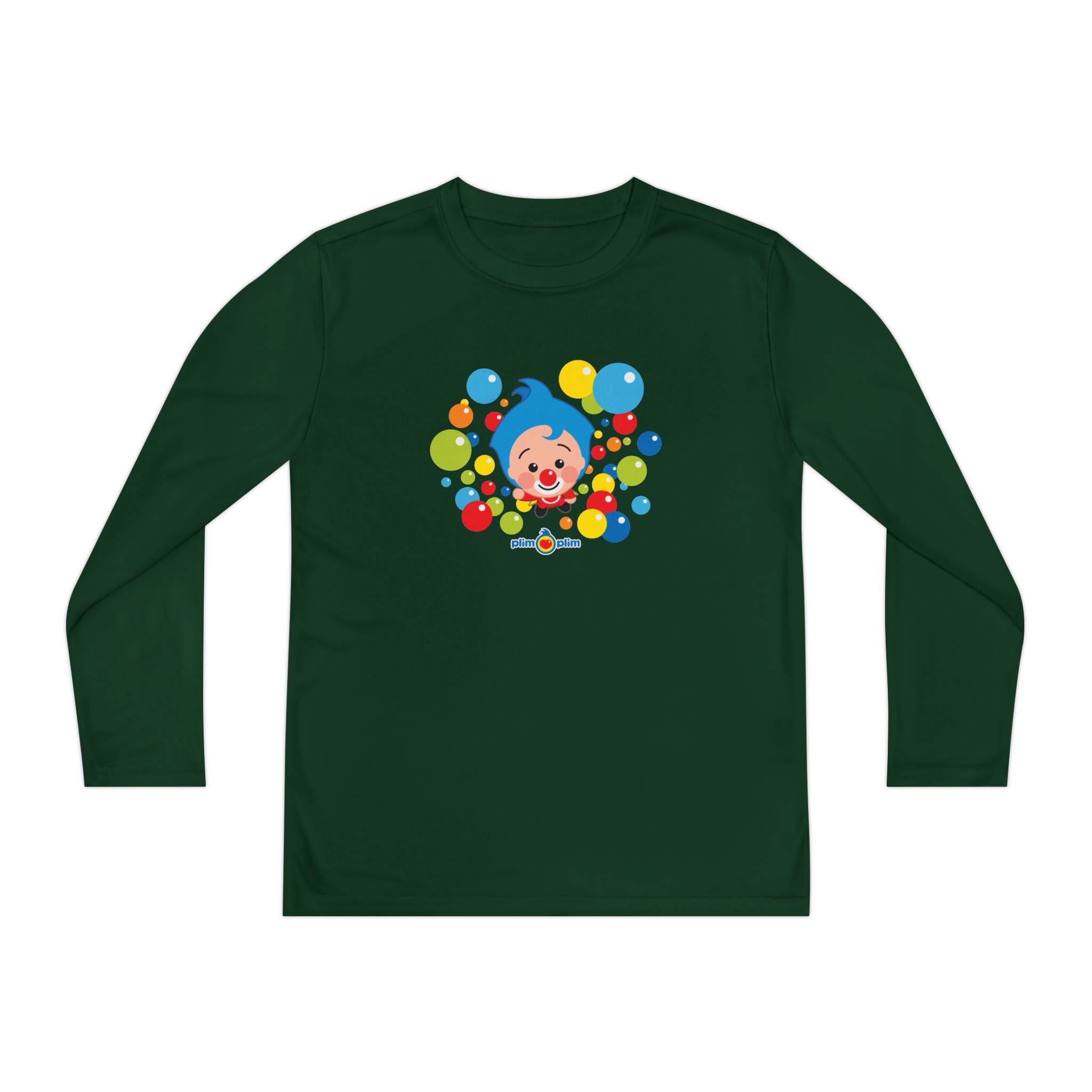 Plim Plim Camiseta Juvenil Manga Larga Burbujas