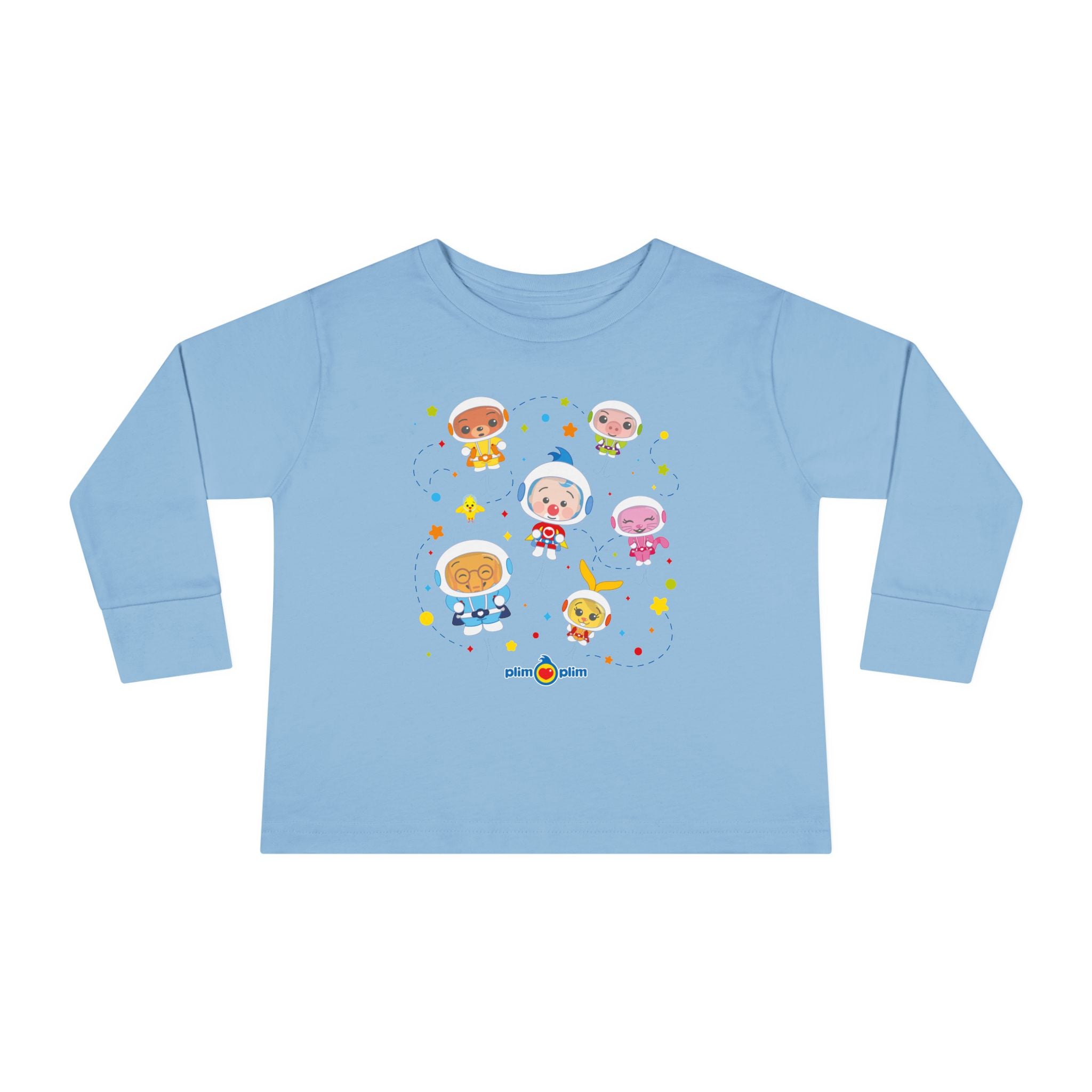 Plim Plim Camiseta Manga Larga de Niños Astronautas