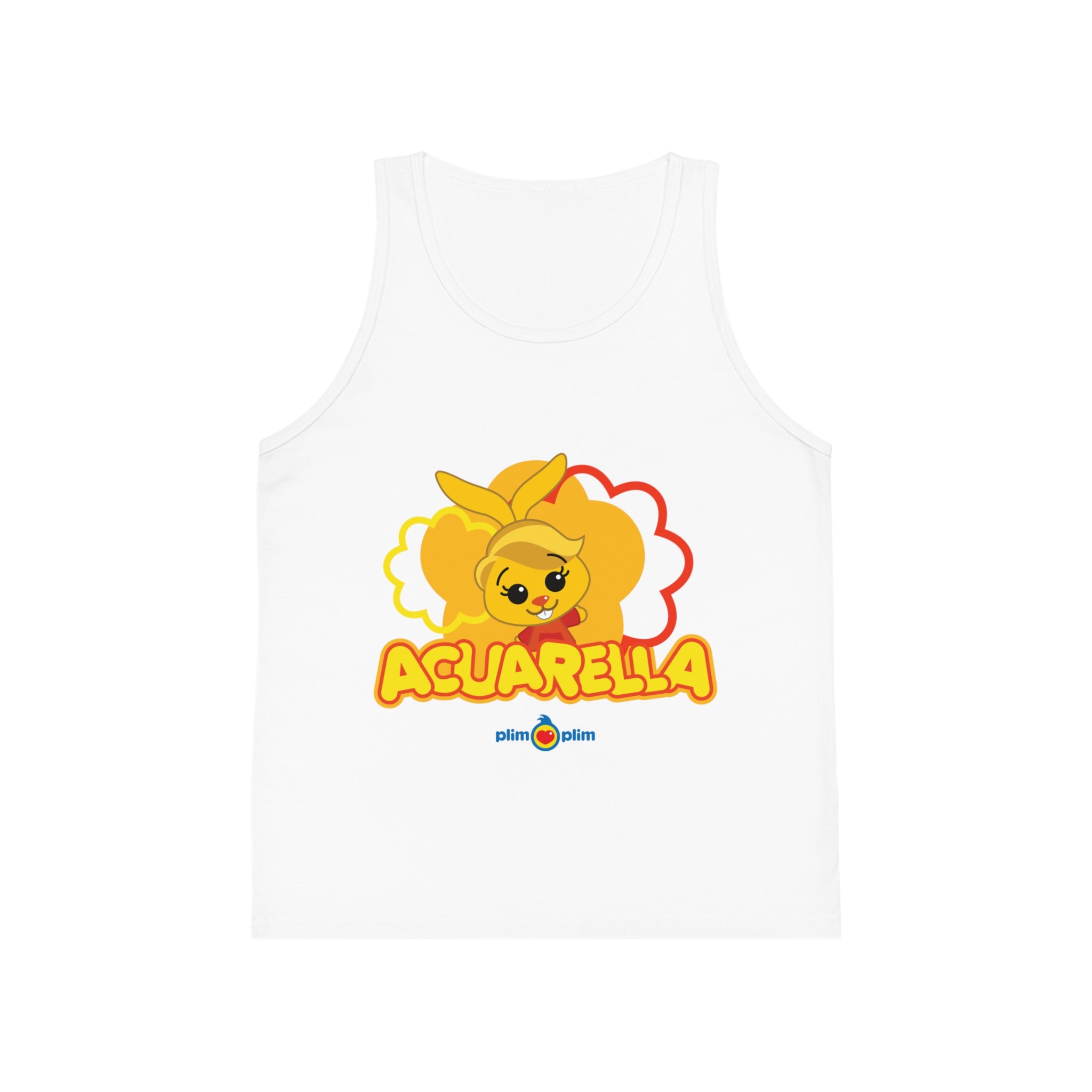 Plim Plim Camiseta de Tirantes de Niños Acuarella