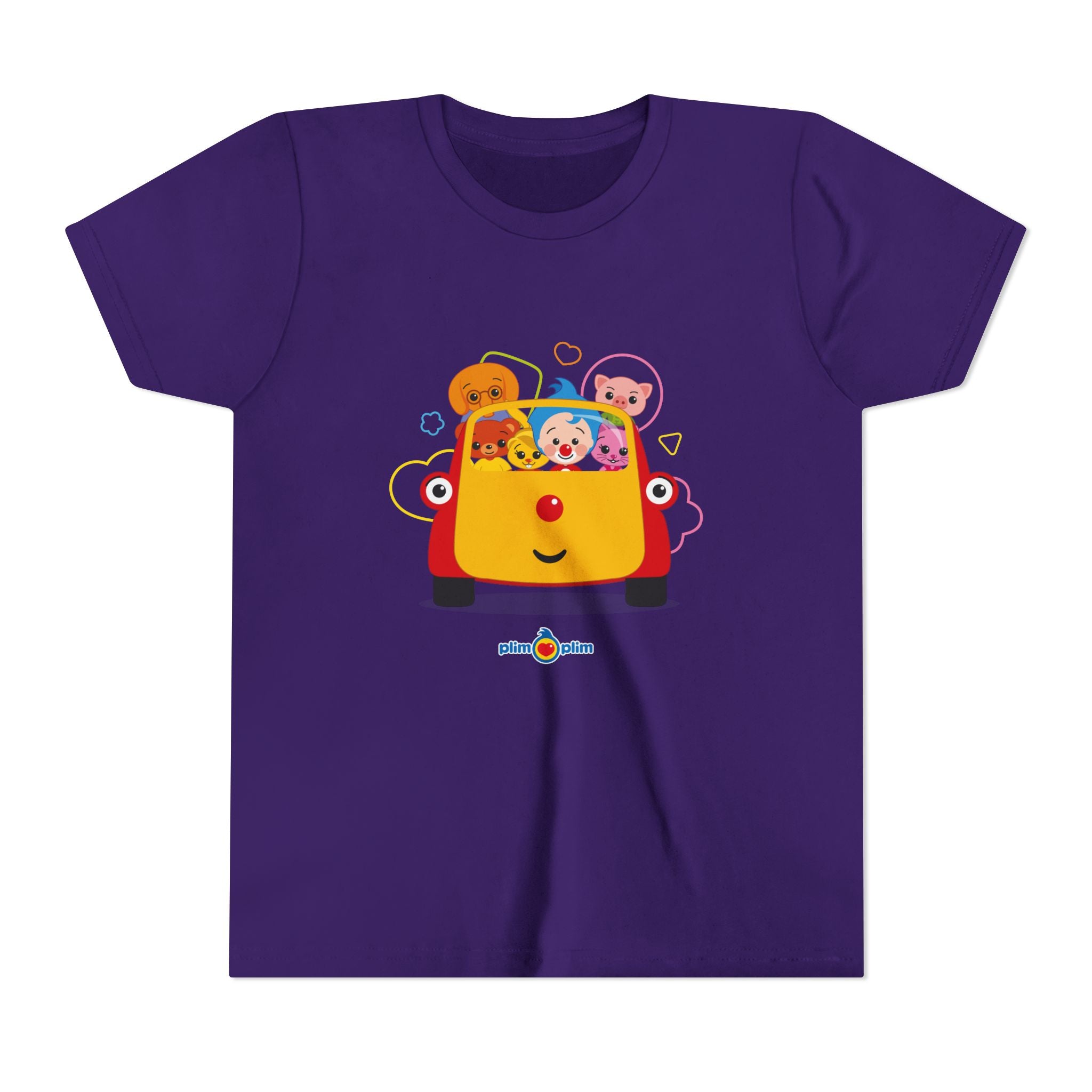 Plim Plim Camiseta Juvenil de Manga Corta Todos con Tuni