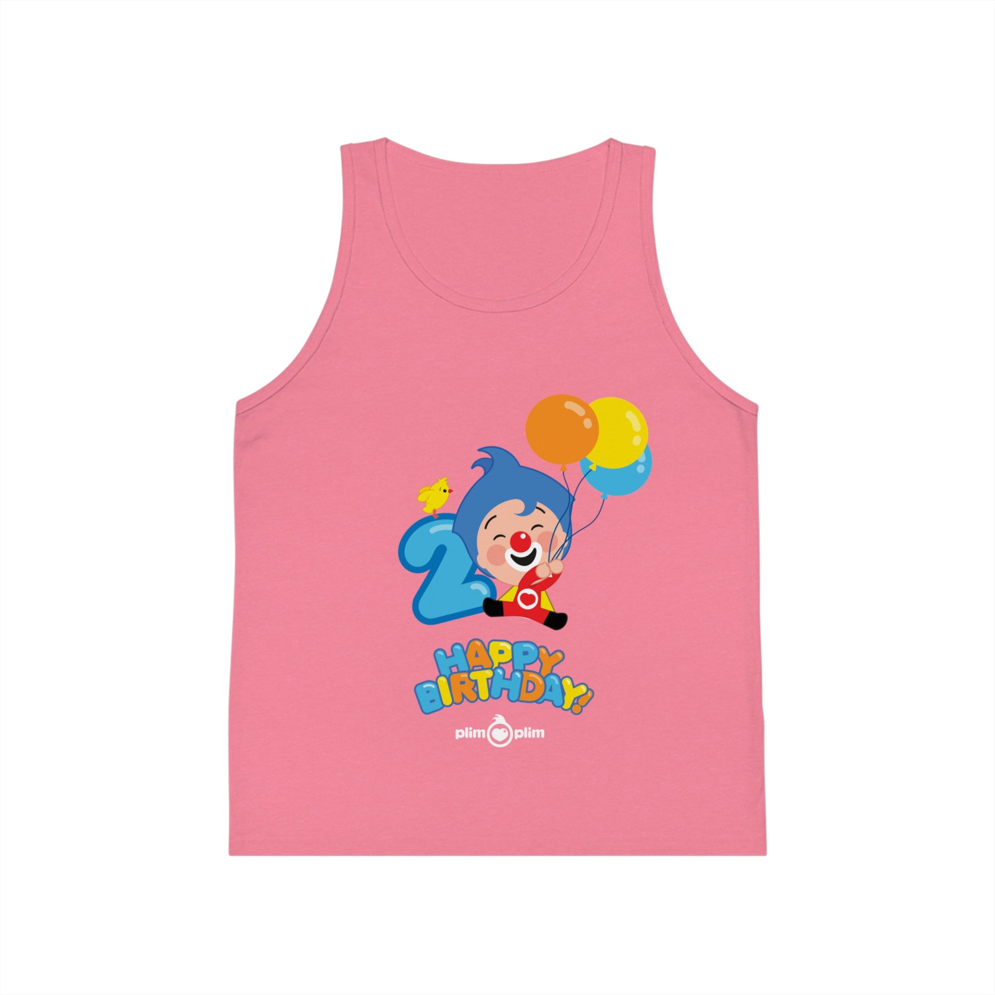 Plim Plim Camiseta de Tirantes de Niños Cumple 2