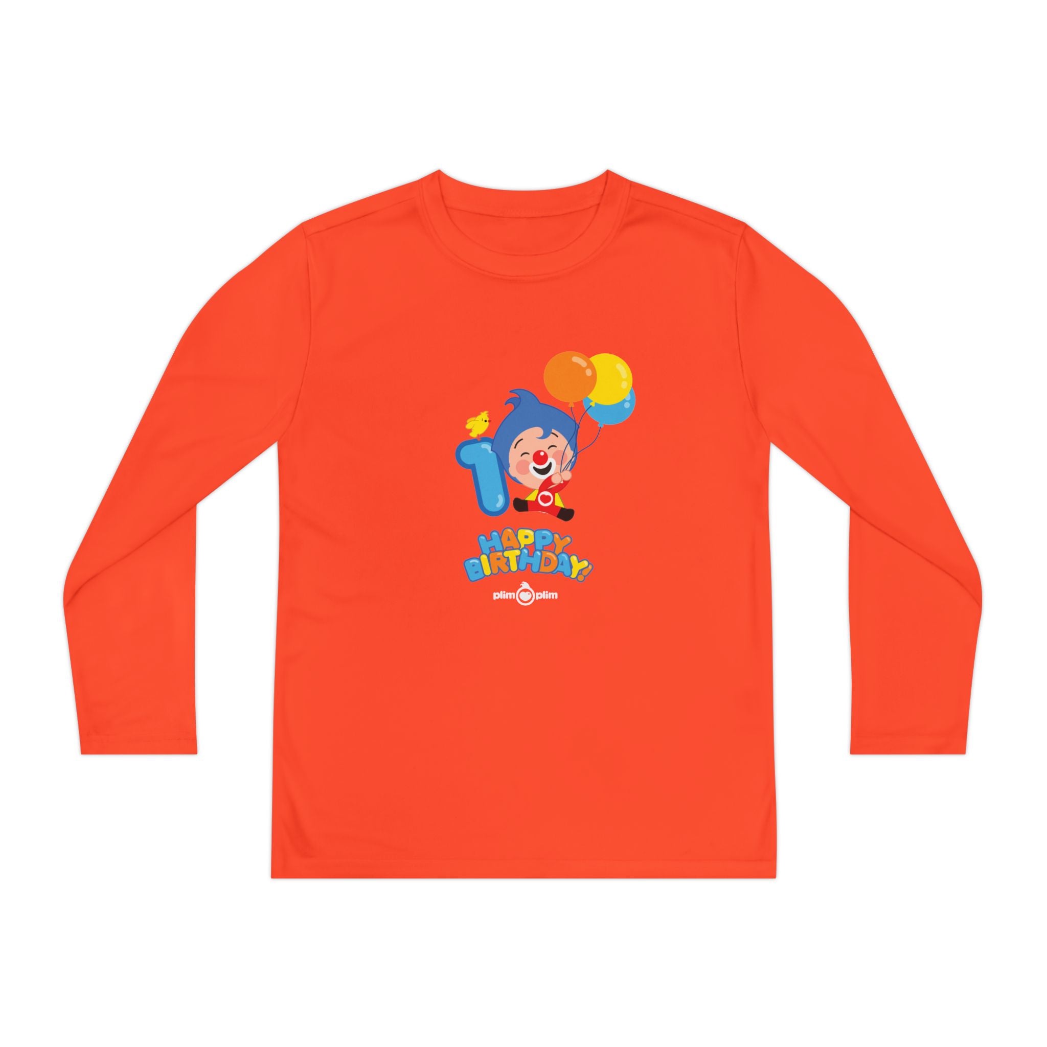 Plim Plim Camiseta Juvenil Manga Larga Cumple 1