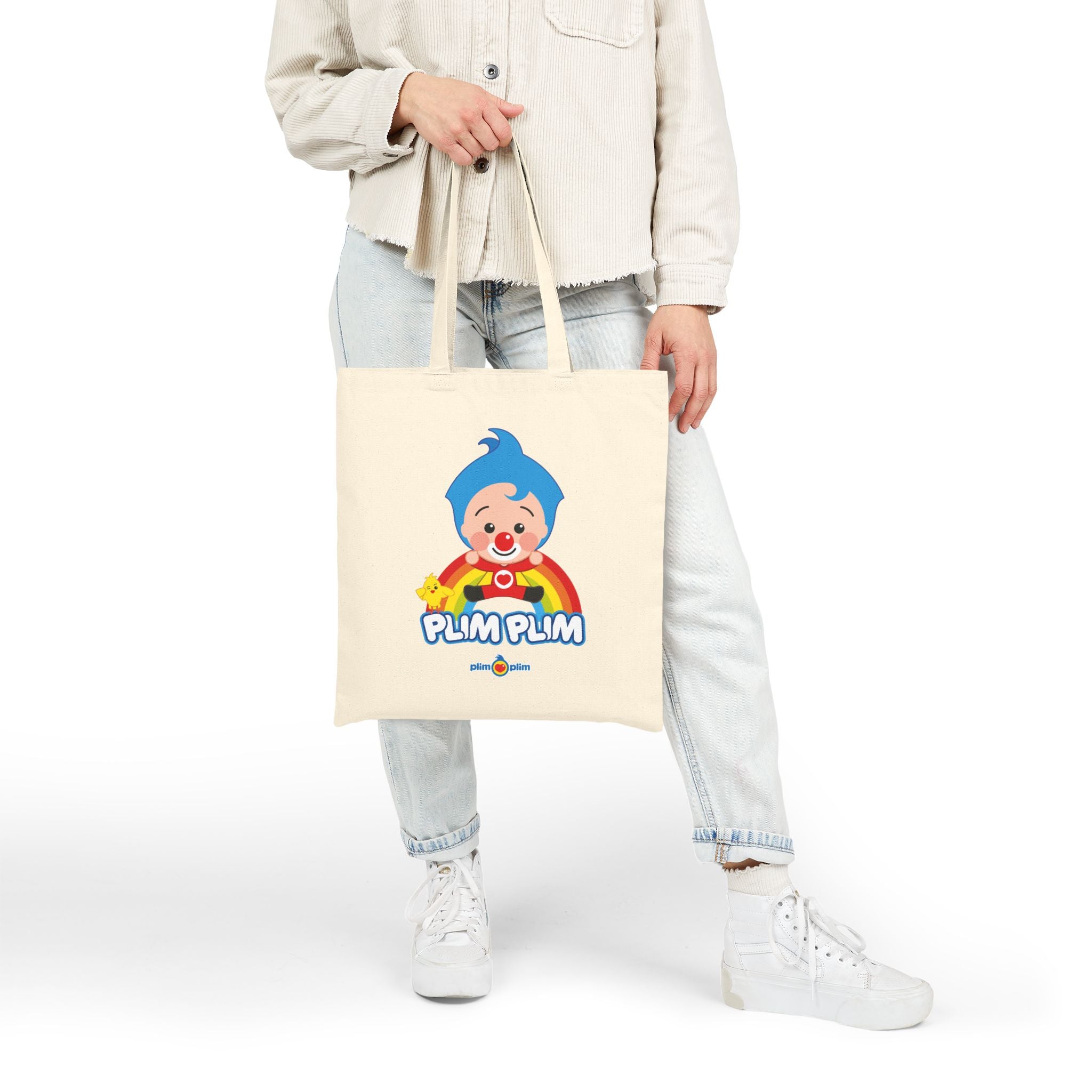Plim Plim Cotton Canvas Tote Bag