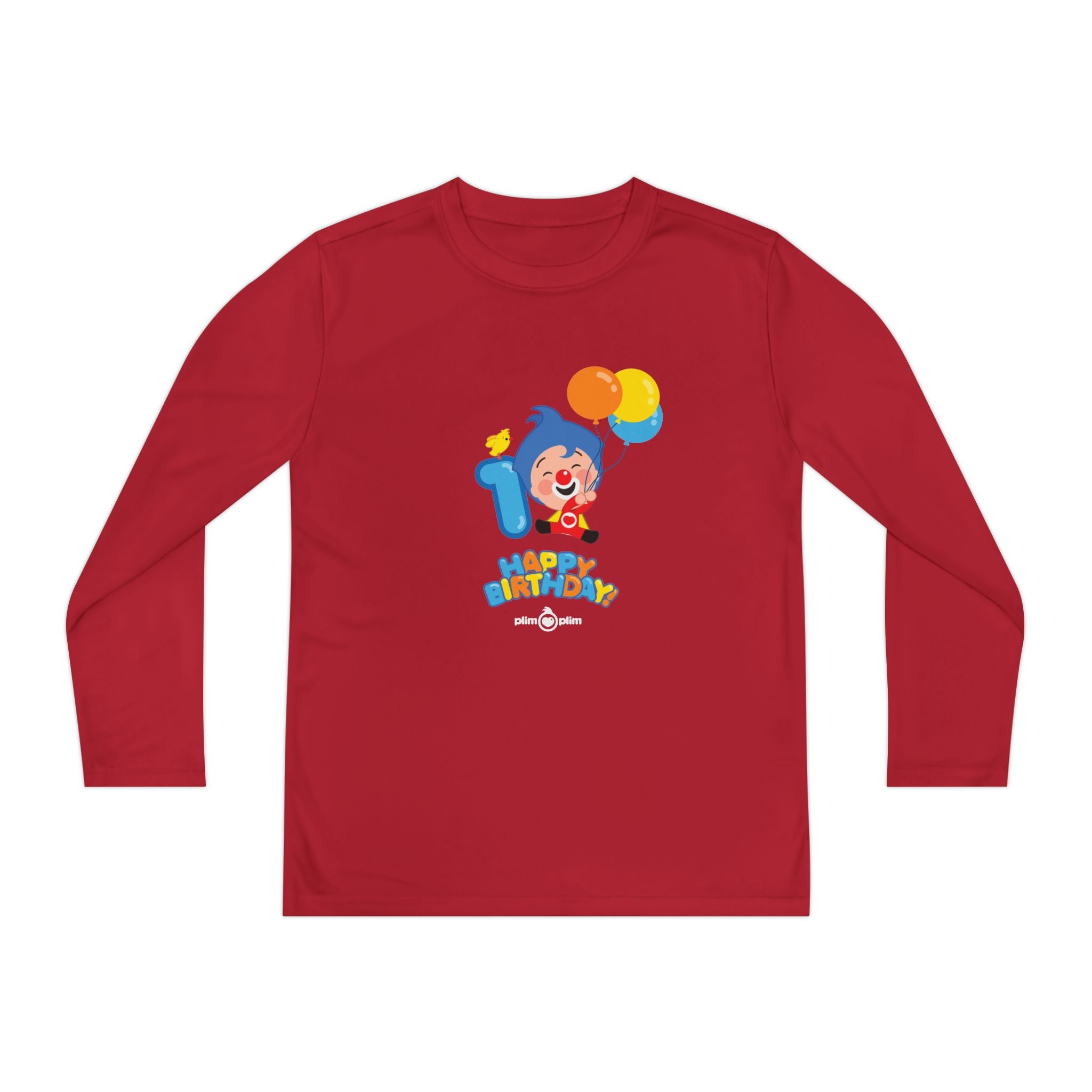 Plim Plim Camiseta Juvenil Manga Larga Cumple 1