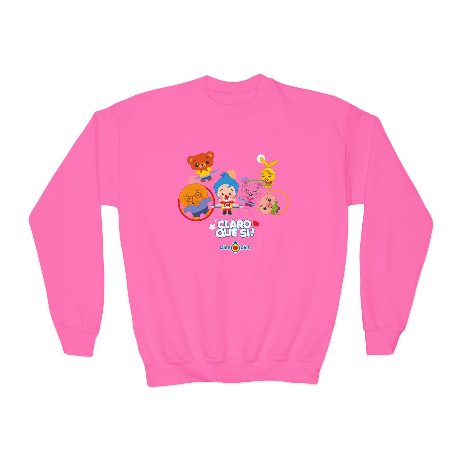 Plim Plim Sudadera Juvenil de Cuello Redondo Ula ula