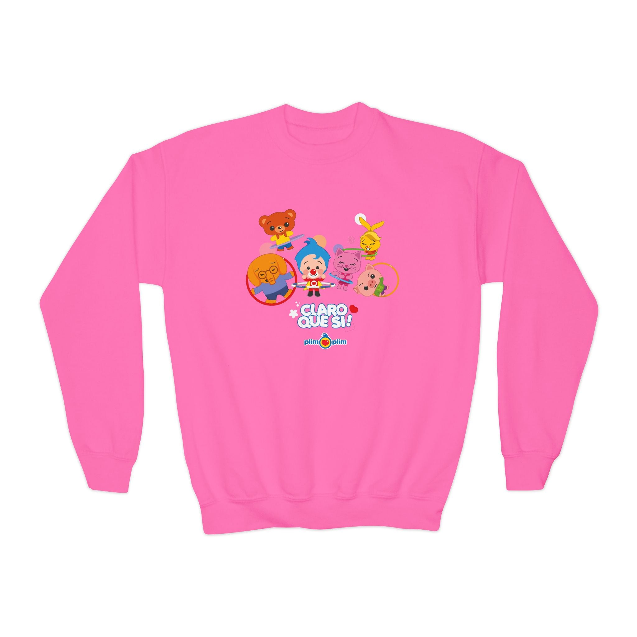 Plim Plim Sudadera Juvenil de Cuello Redondo Ula ula