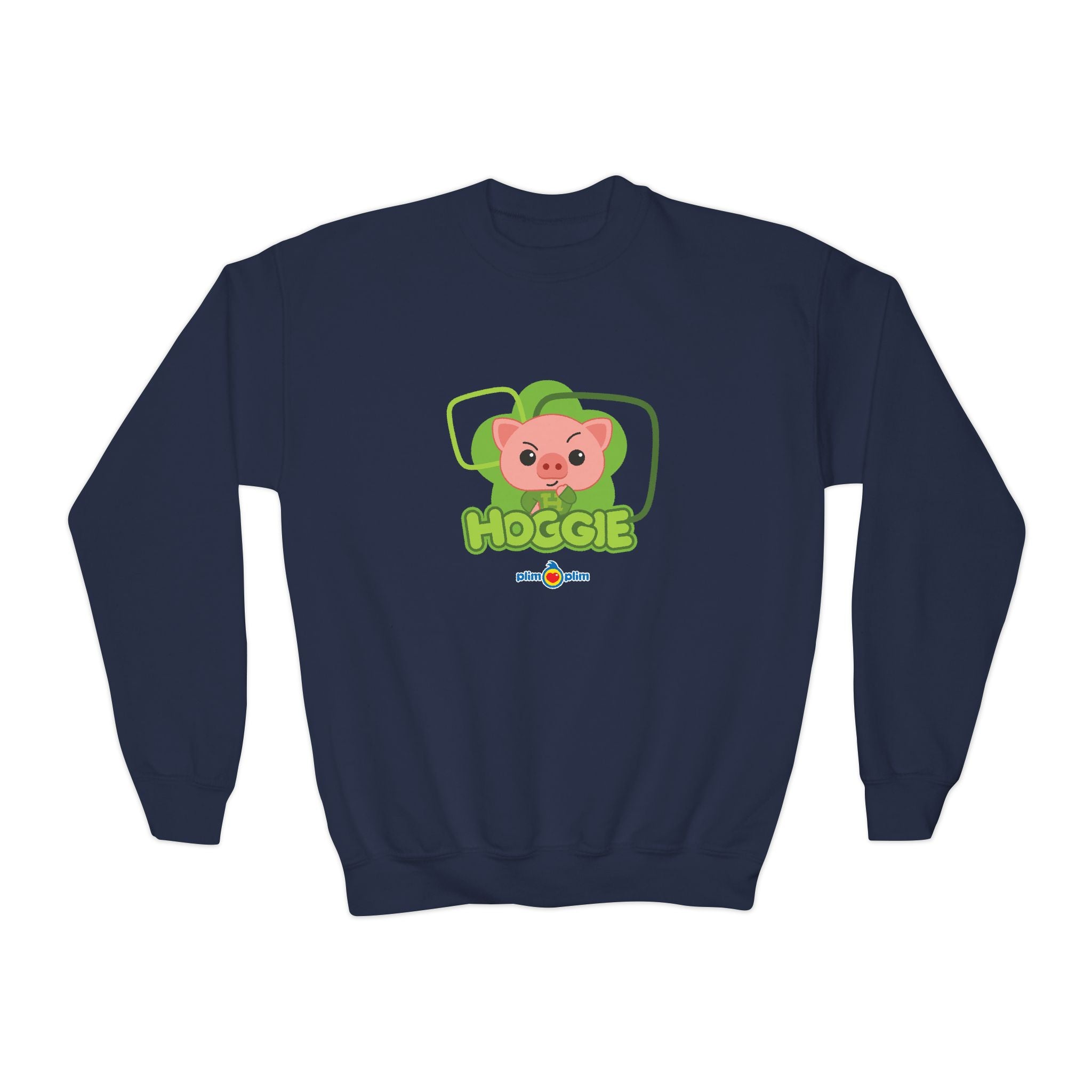 Plim Plim Sudadera Juvenil de Cuello Redondo Hoggie