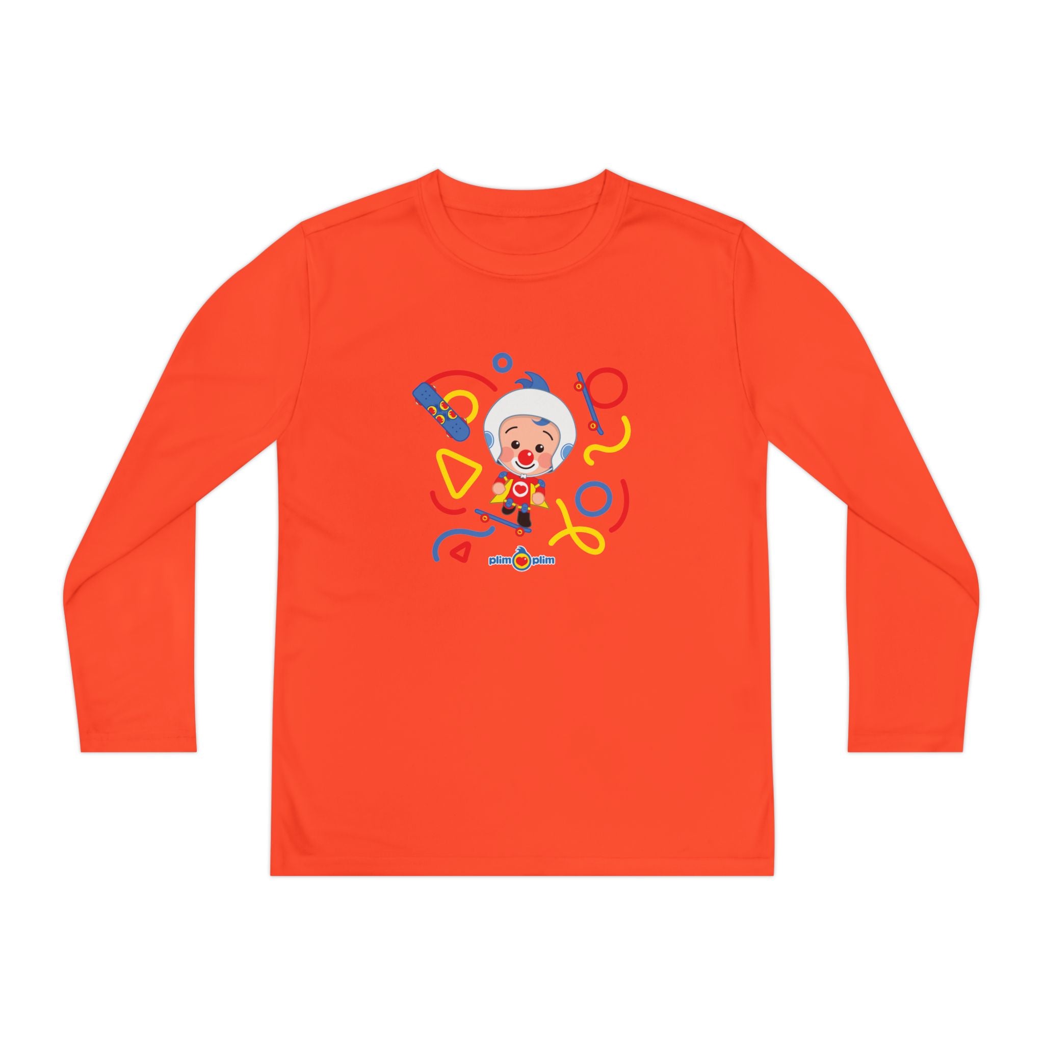 Plim Plim Camiseta Juvenil Manga Larga Patineta