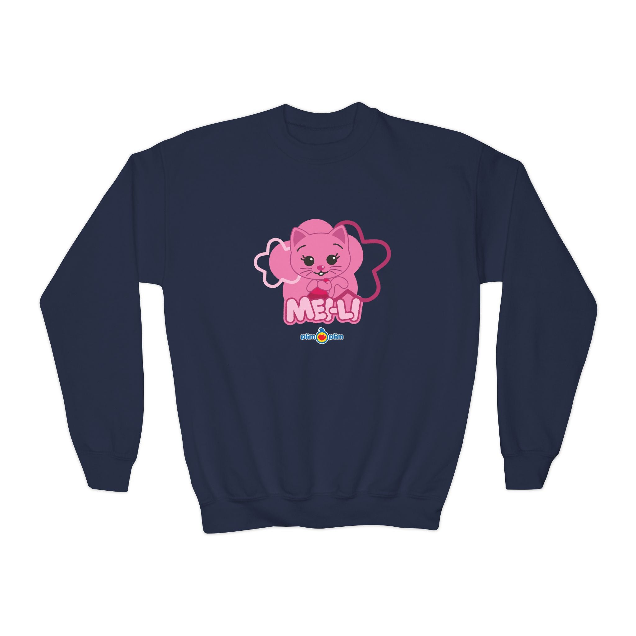 Plim Plim Sudadera Juvenil de Cuello Redondo Mei-Li