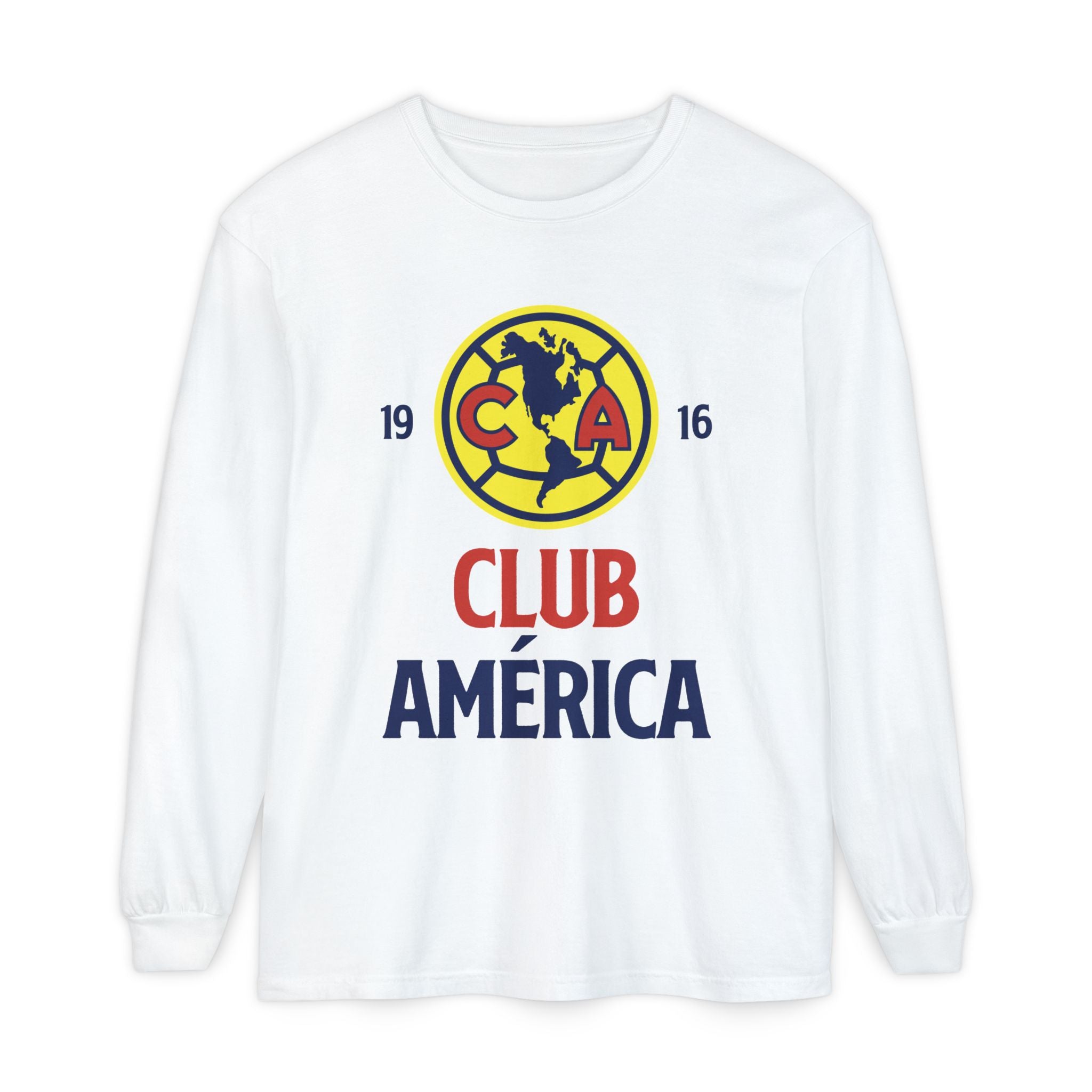 Club América Retro Long Sleeve T-Shirt - Unisex Soccer Fan Apparel